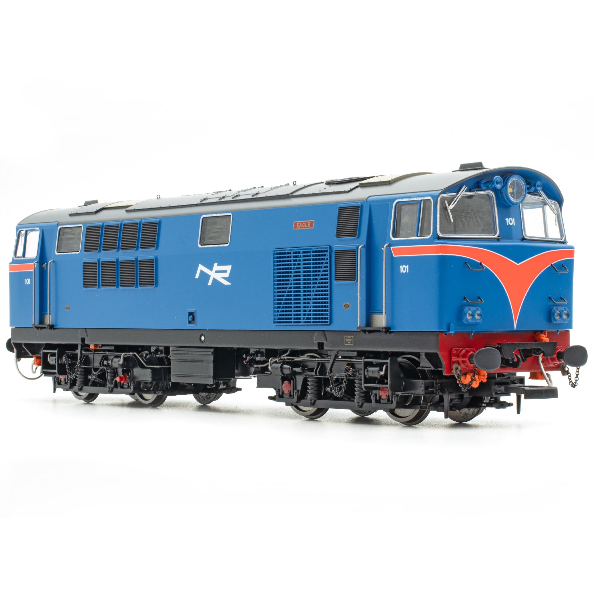 101 'Eagle' NIR Blau, mit rotem Lichtbogen