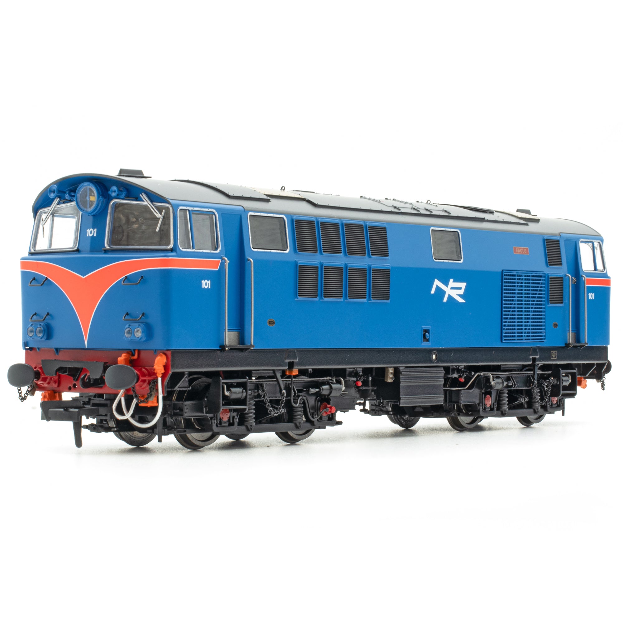 101 'Eagle' NIR Blau, mit rotem Lichtbogen