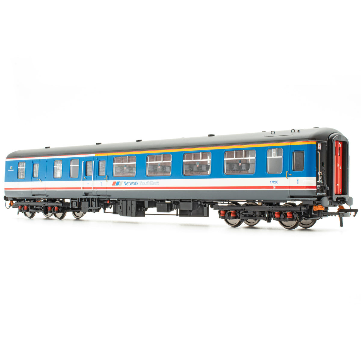 BR Mk.2c (großes Toilettenfenster) BFK 17120 Netzwerk Südosten mit Streckenmarkierung Westengland