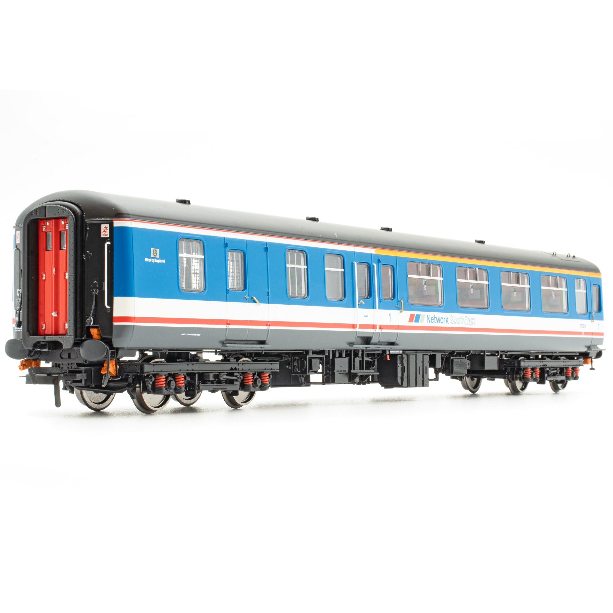 BR Mk.2c (großes Toilettenfenster) BFK 17120 Netzwerk Südosten mit Streckenmarkierung Westengland