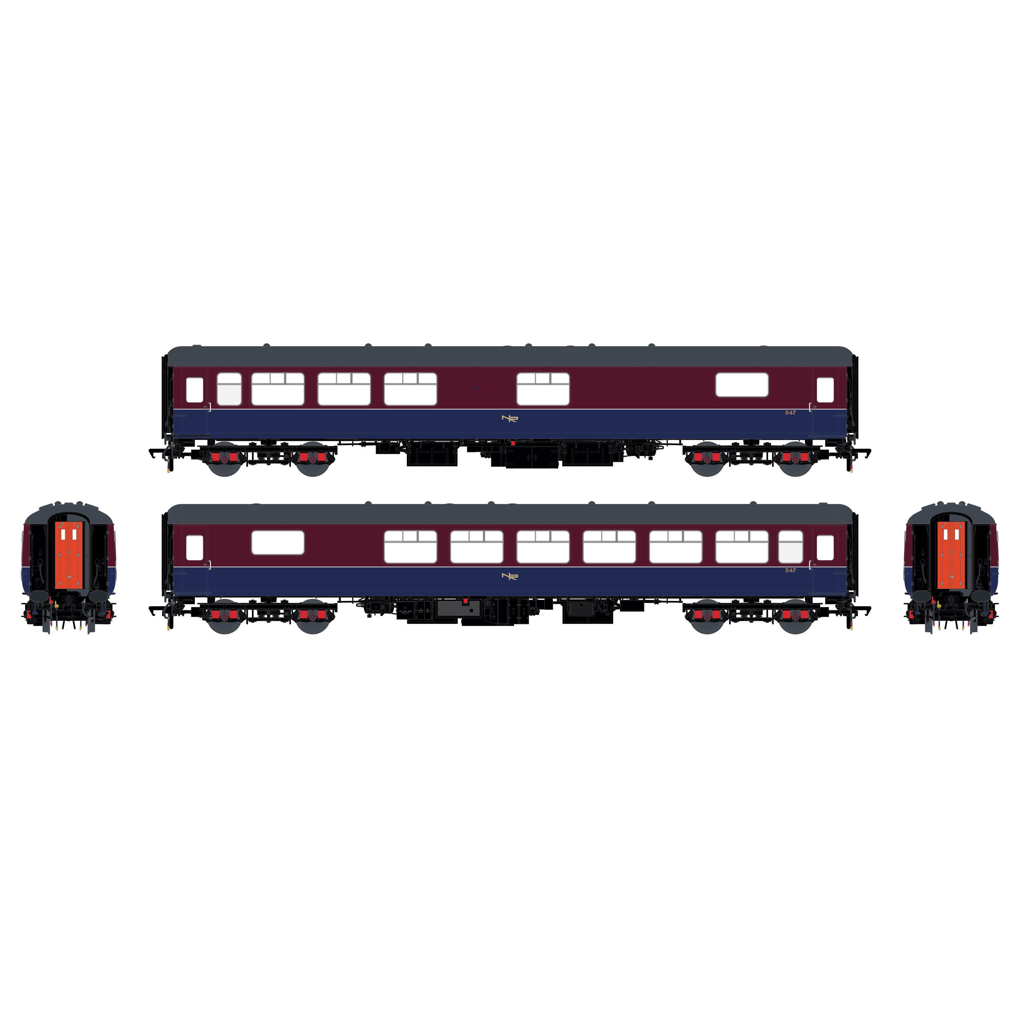 NIR Mk.2b BAR 547 NIR Kastanienbraun/Blau