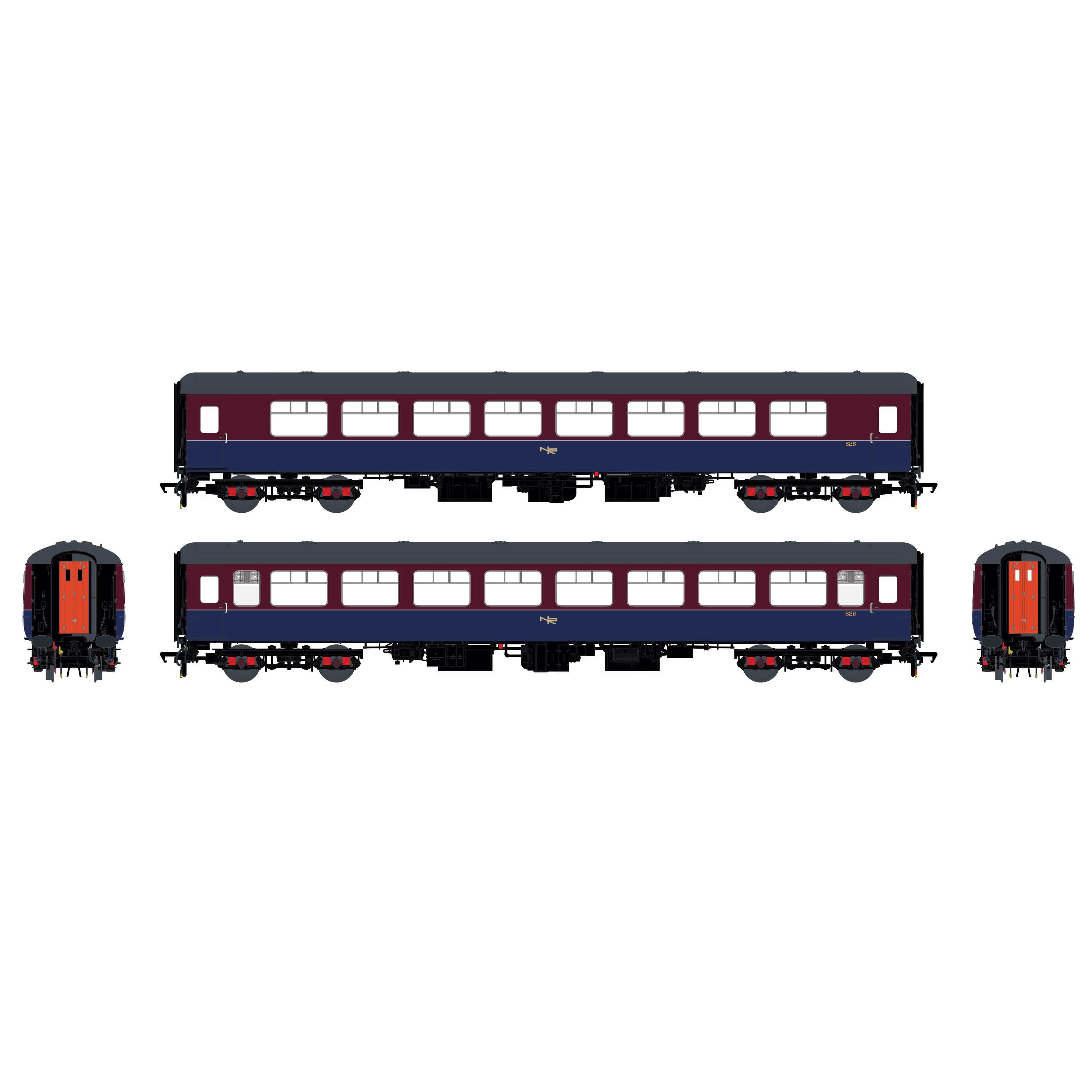 NIR Mk.2c SO 825 NIR Kastanienbraun/Blau