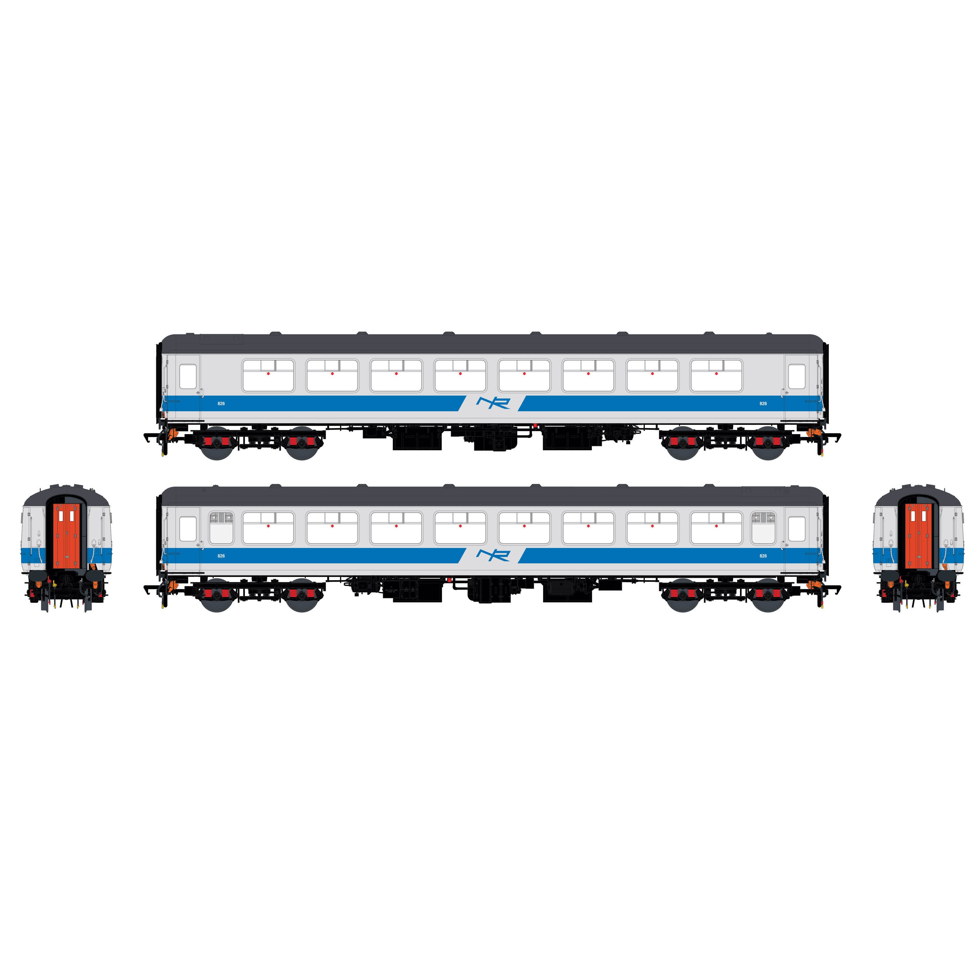 NIR Mk.2b/c SO 826 NIR Hellgrau/Blau