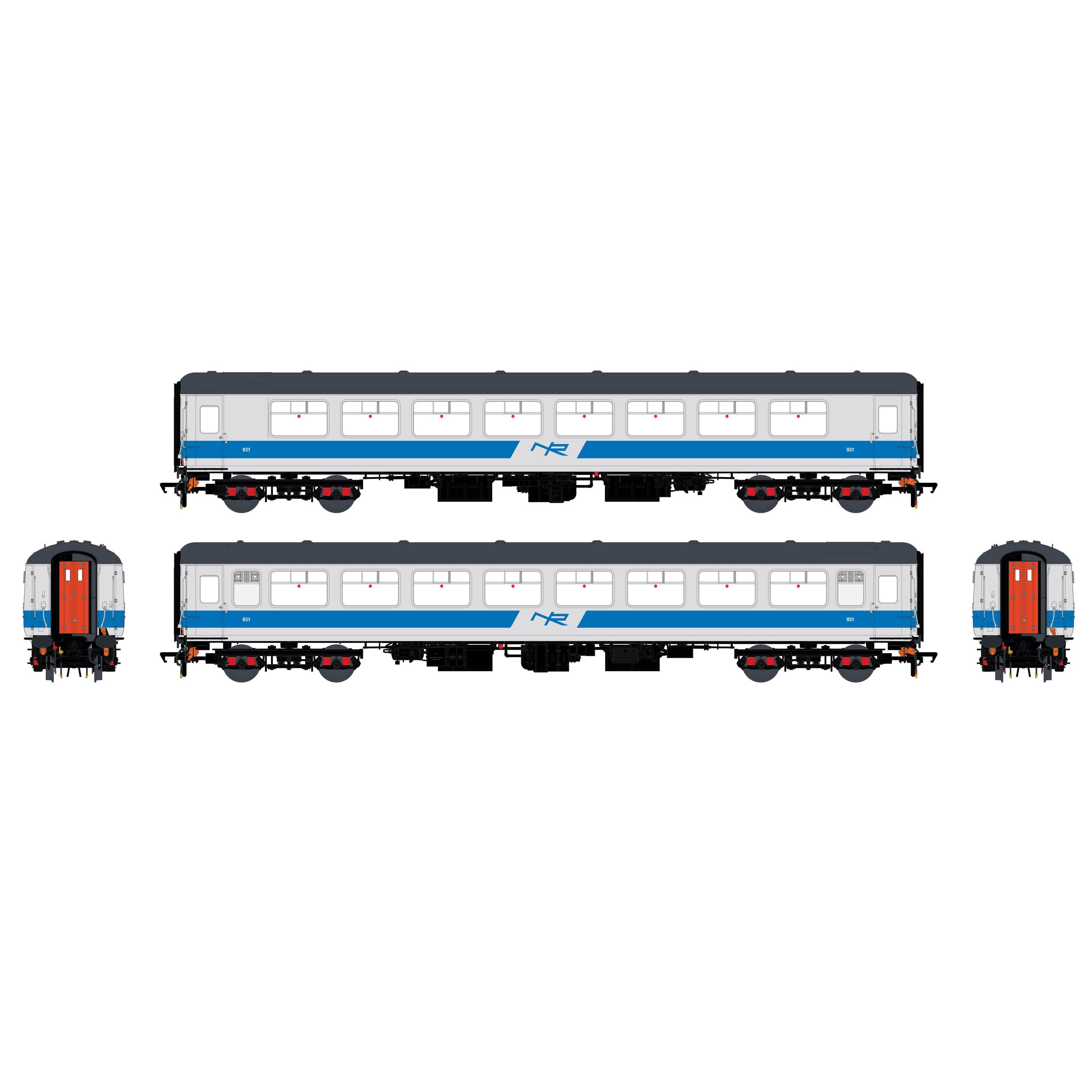 NIR Mk.2c SO 931 NIR Hellgrau/Blau