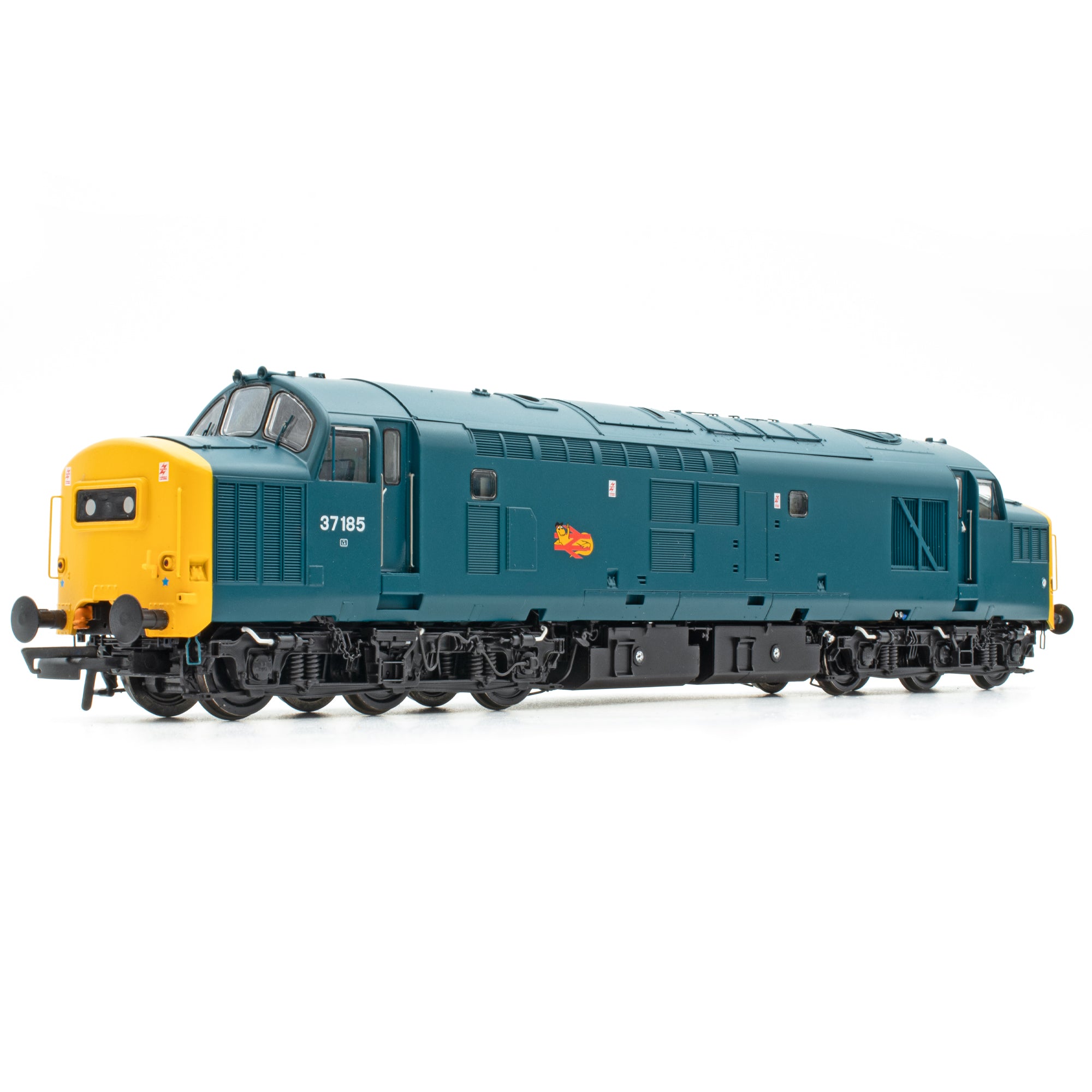 BR Klasse 37 - BR Blau (Cornish Lizard) - 37185 - DCC Sound