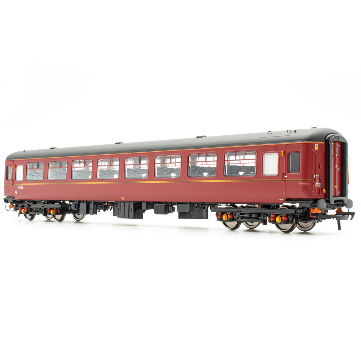 BR Mk.2c (kleines Toilettenfenster) TSO 5569 Maroon (Südwales) & Westen)