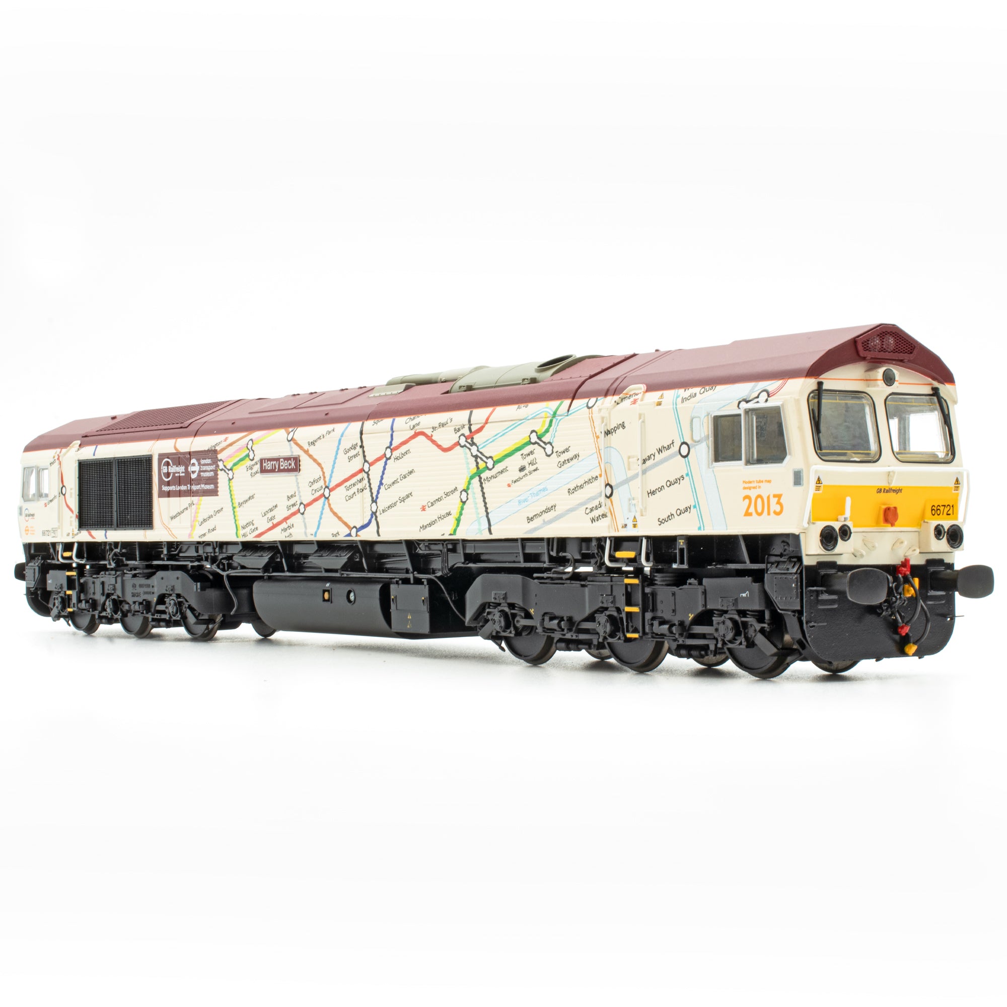 Class 66 - GBRF/LTM Weiß - 66721 - Mit DCC-Sound ausgestattet
