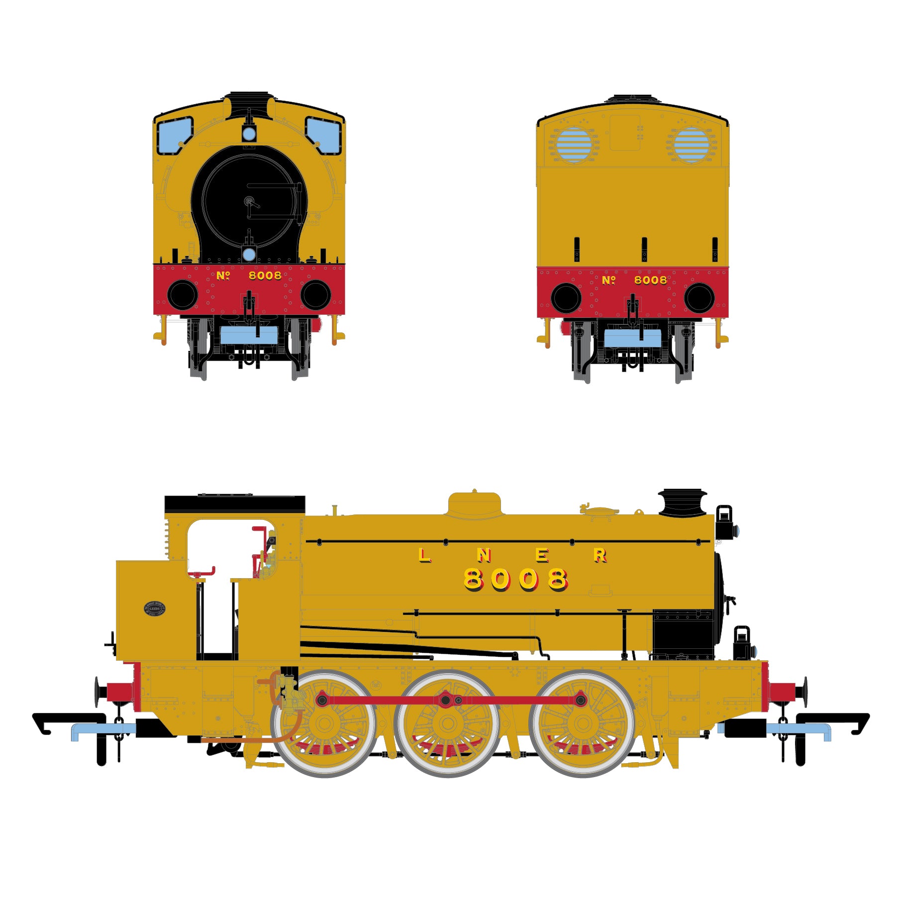 LNER – HE3151 – 8008 – DCC-Sound