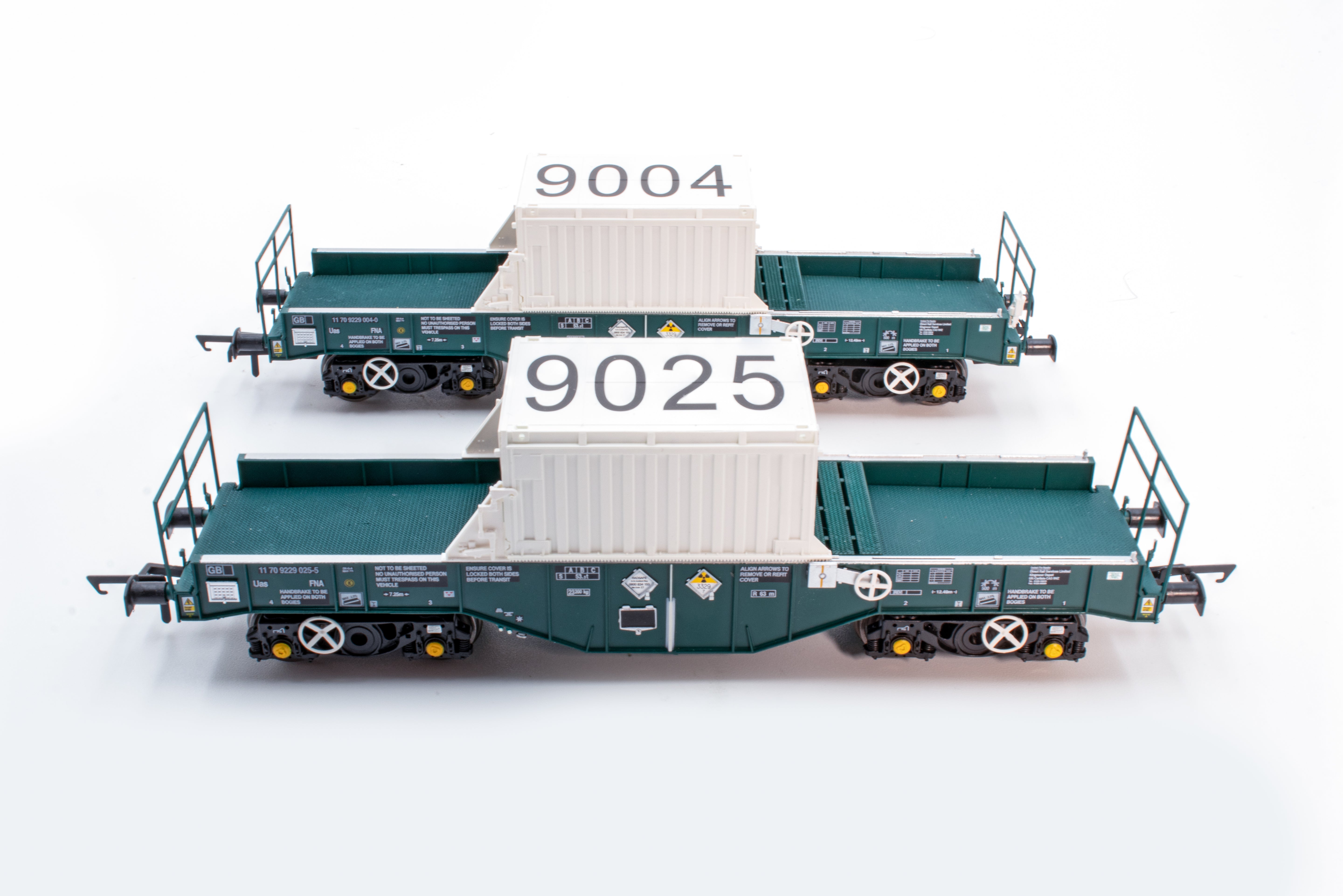 FNA-D „New Generation“ Nuklearflaschenträger – Blaugrün – Doppelpack B