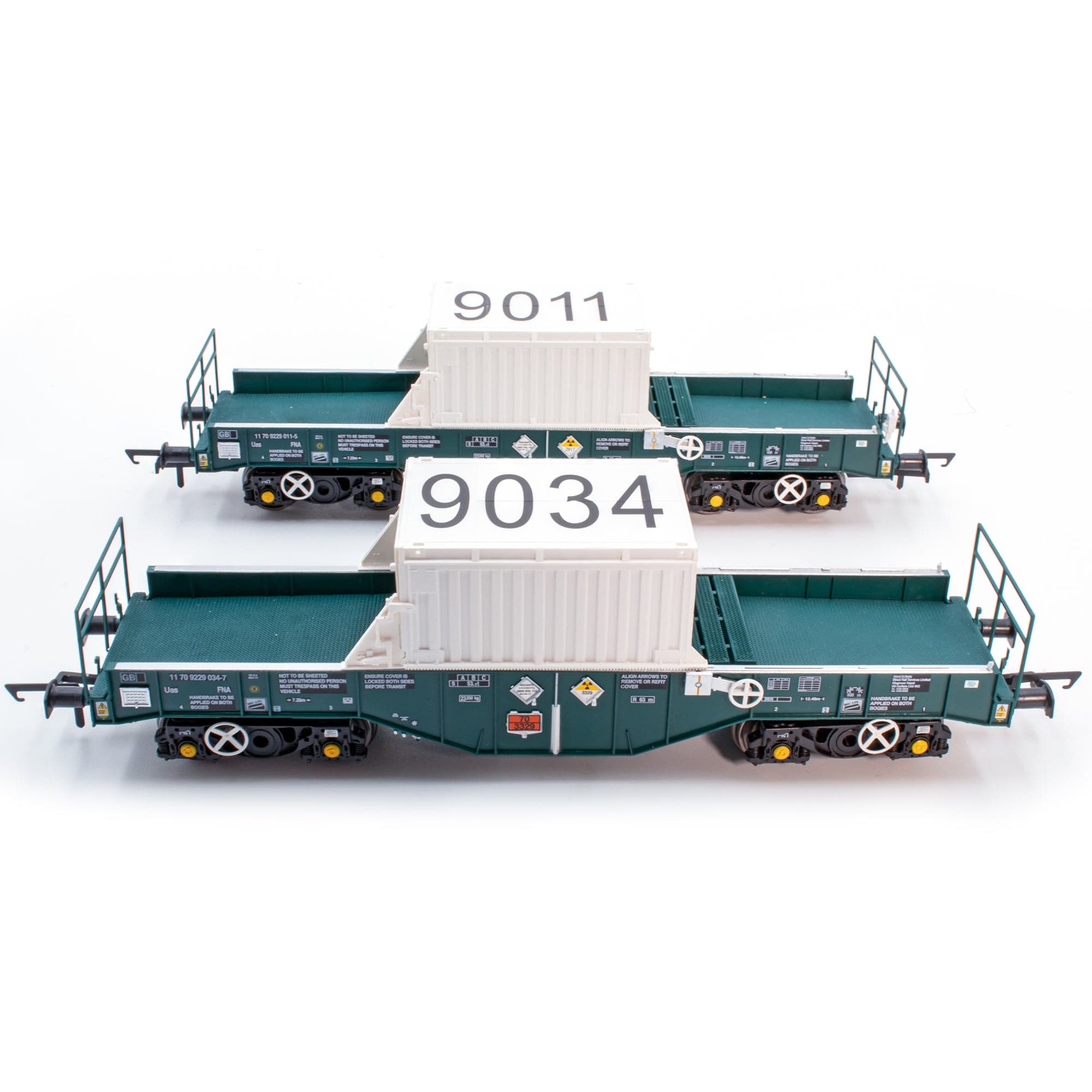 FNA-D „New Generation“ Nuklearflaschenträger – Blaugrün – Doppelpack D