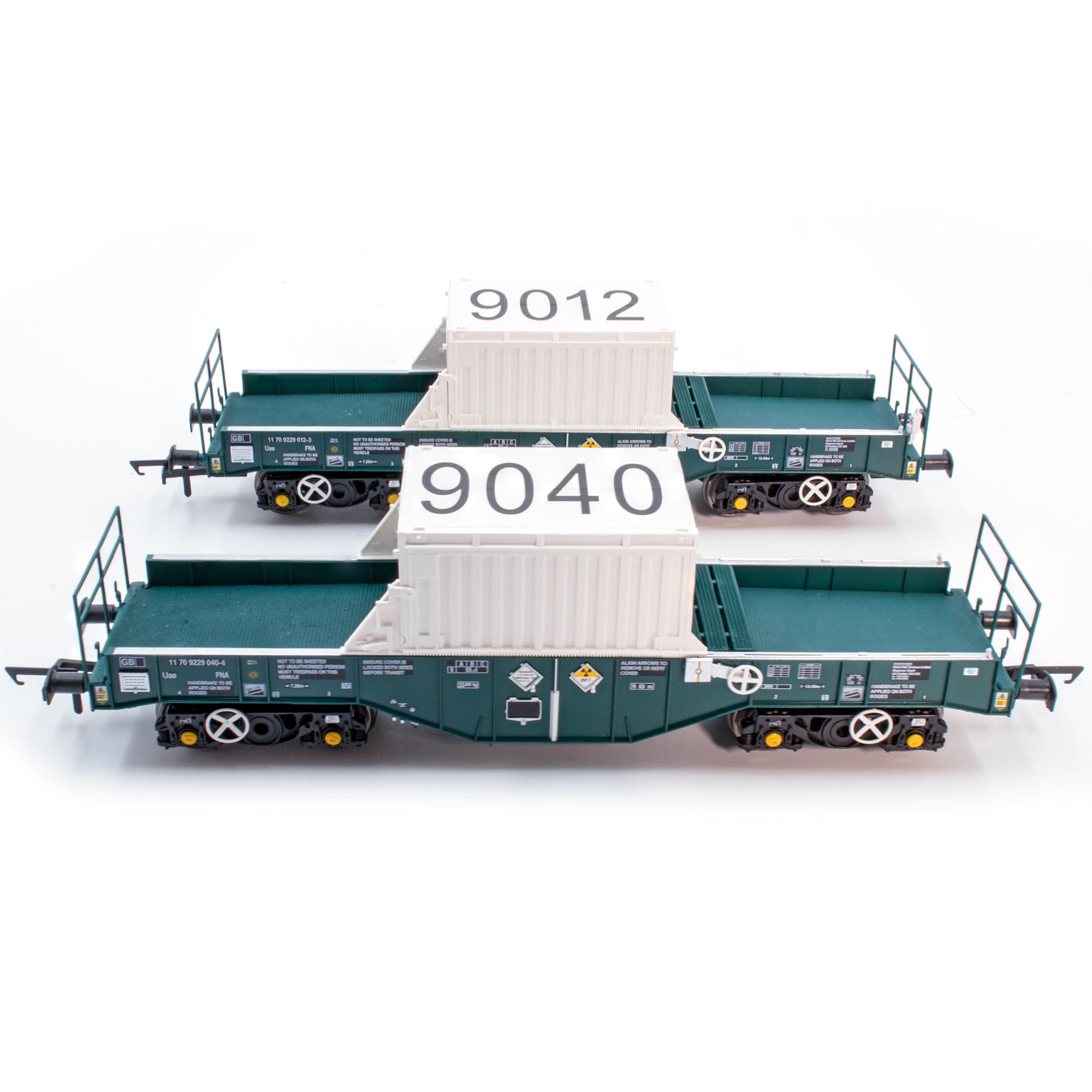 FNA-D „New Generation“ Nuklearflaschenträger – Blaugrün – Doppelpack E