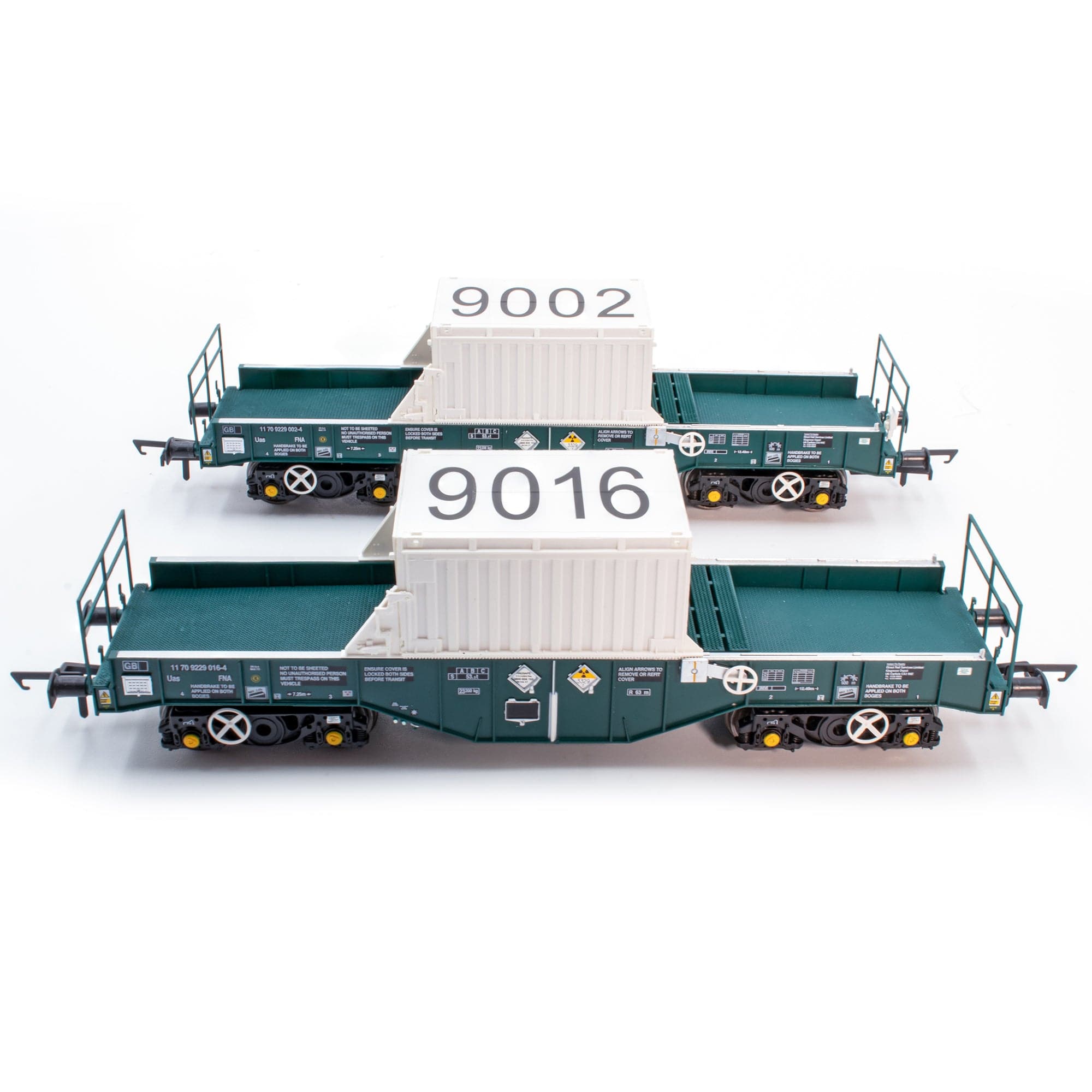 FNA-D „New Generation“ Nuklearflaschenträger – Blaugrün – Doppelpack A