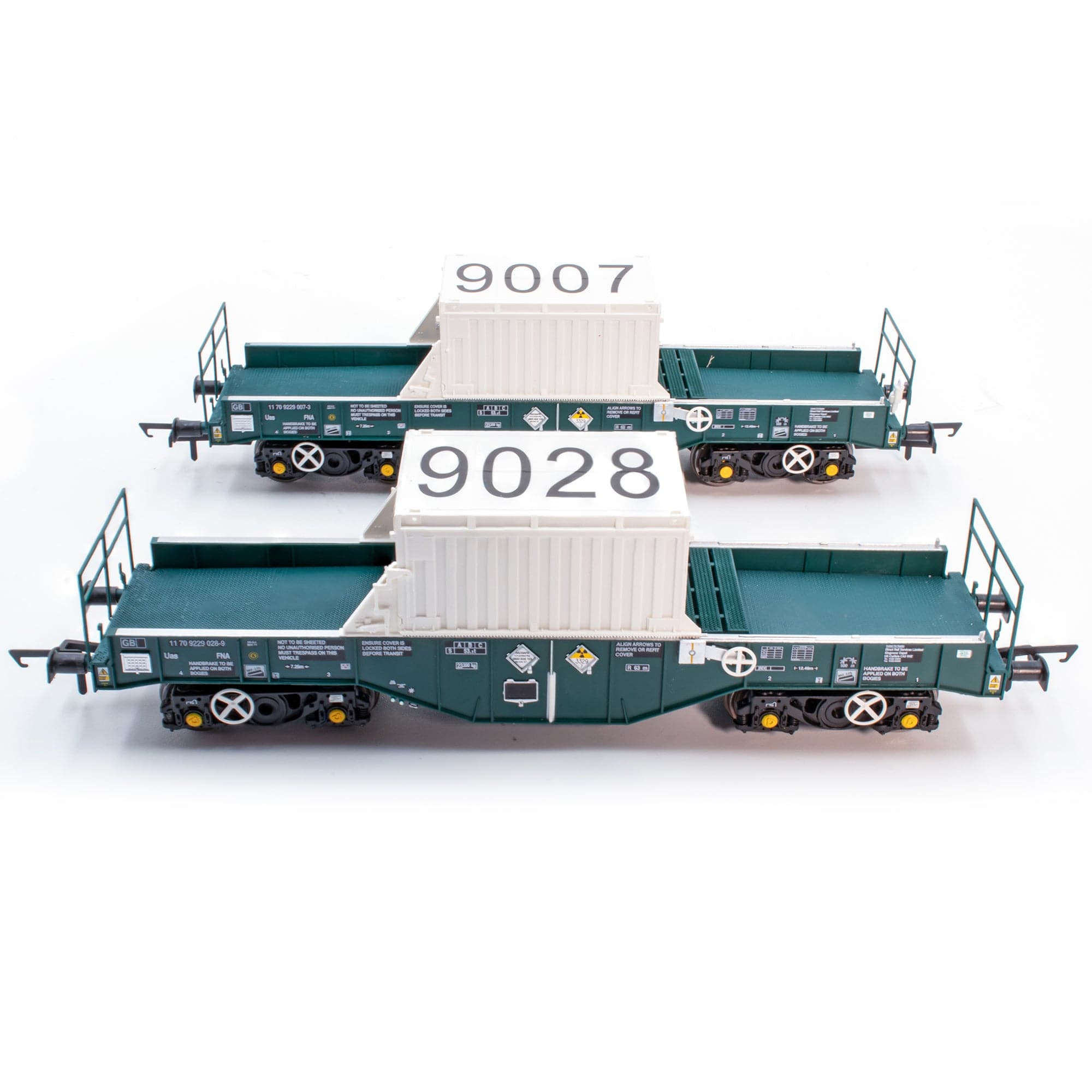 FNA-D „New Generation“ Nuklearflaschenträger – Blaugrün – Doppelpack C