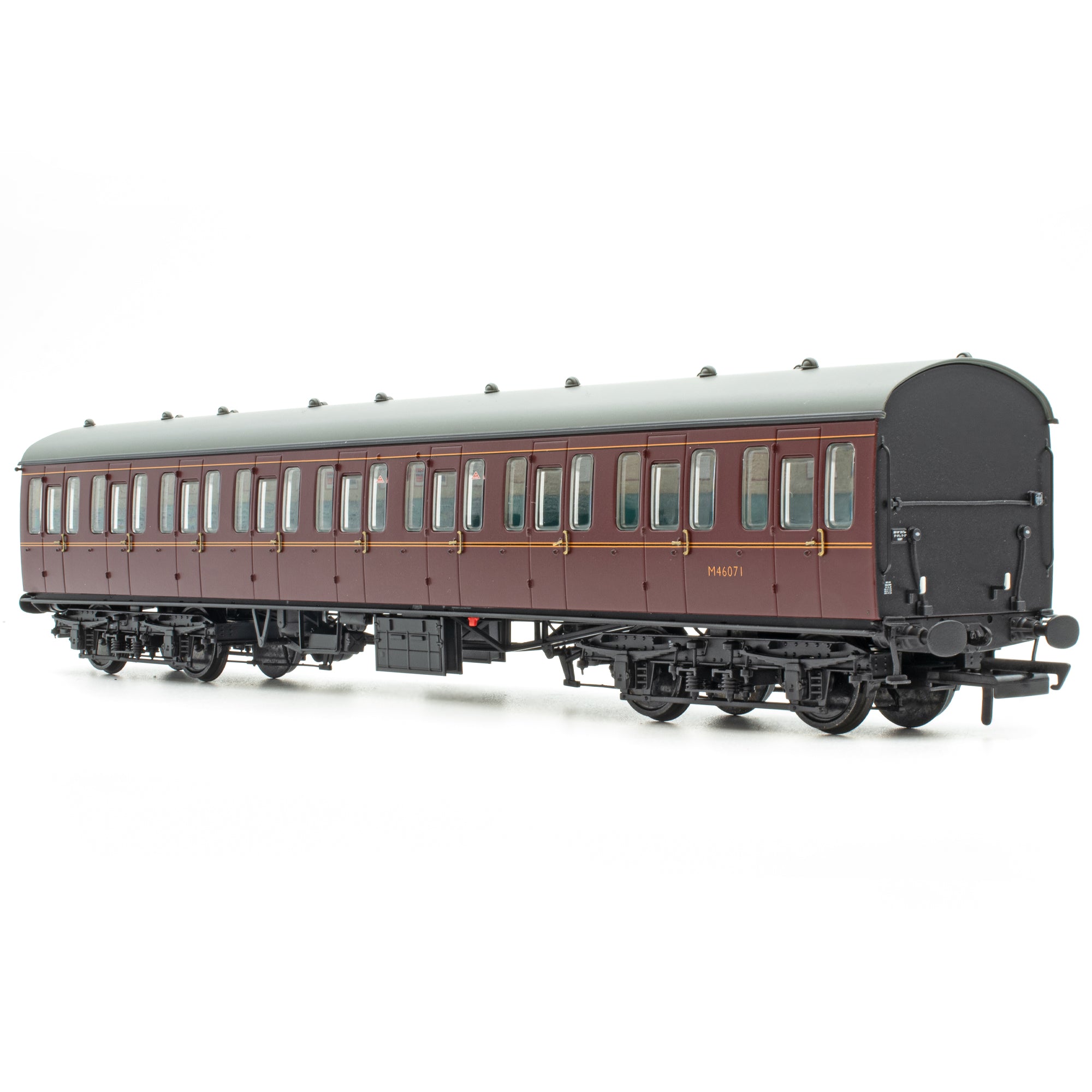 BR Mk1 57' Non-Gangway Coach – S – Kastanienbraun (niedrige Position) M46071
