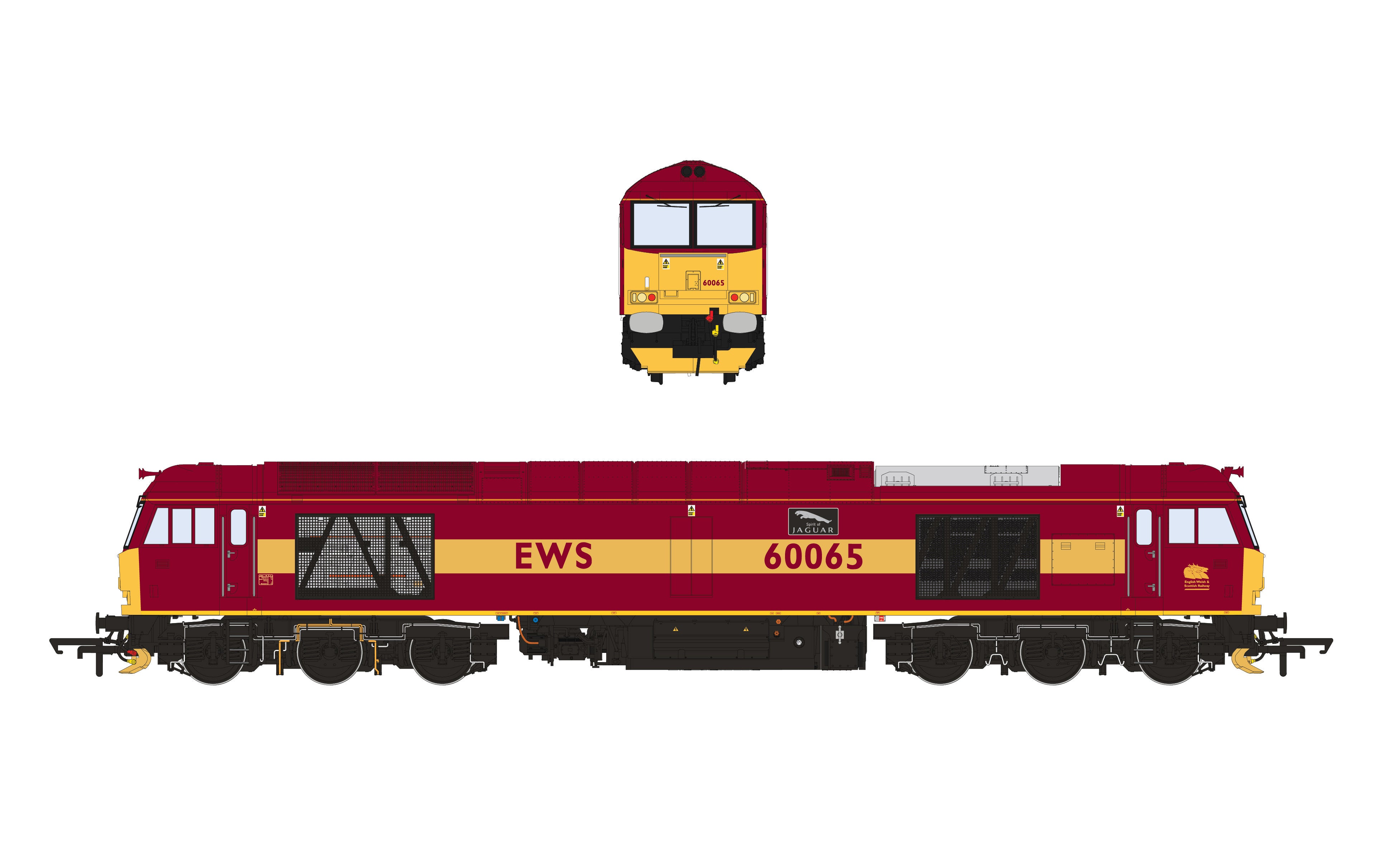 Klasse 60 – EWS spät – 60065 – DCC-Sound ausgestattet