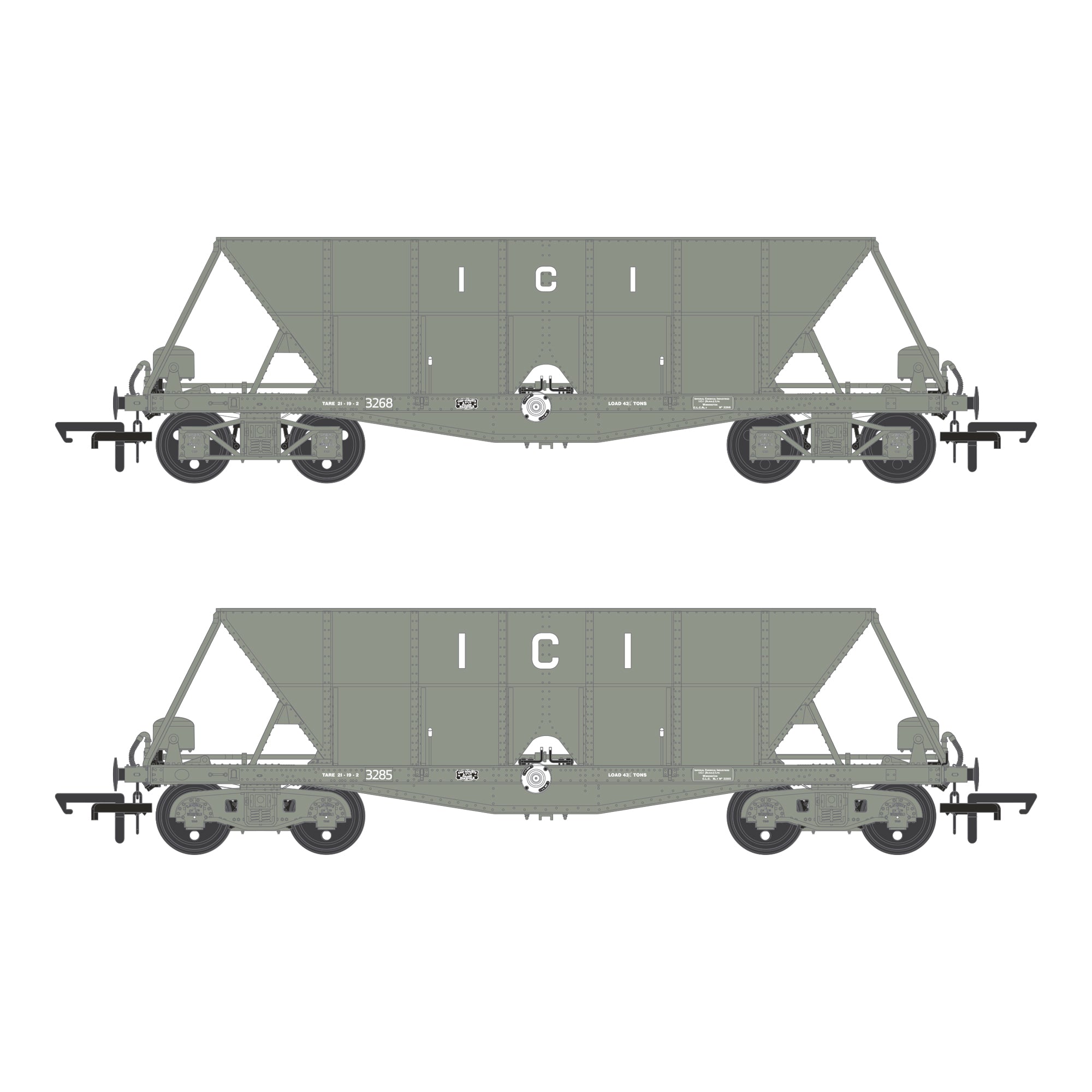 ICI Hopper – 1950er bis 1973 – Doppelpack C