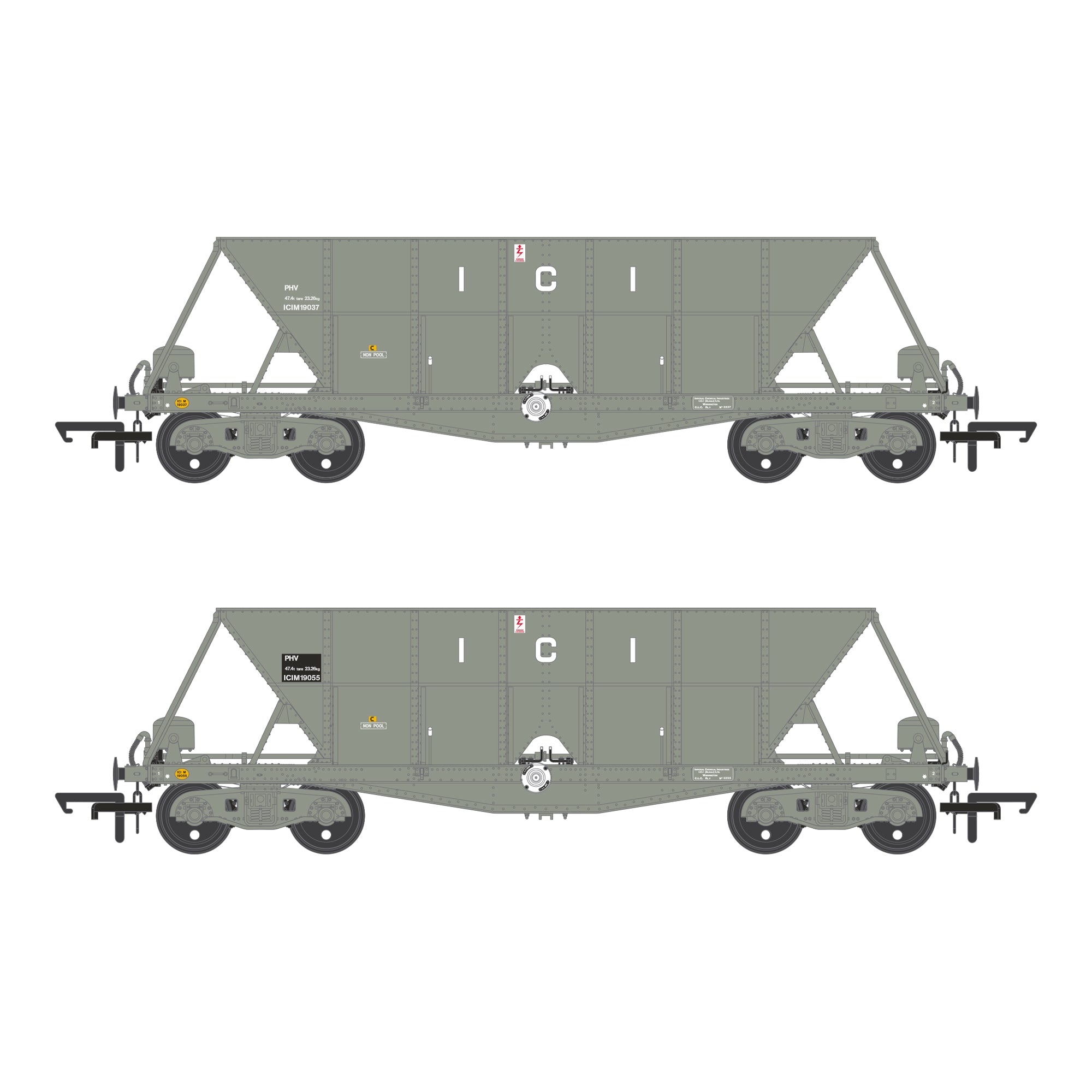 ICI Hopper – 1973 bis 1992 – Doppelpack B