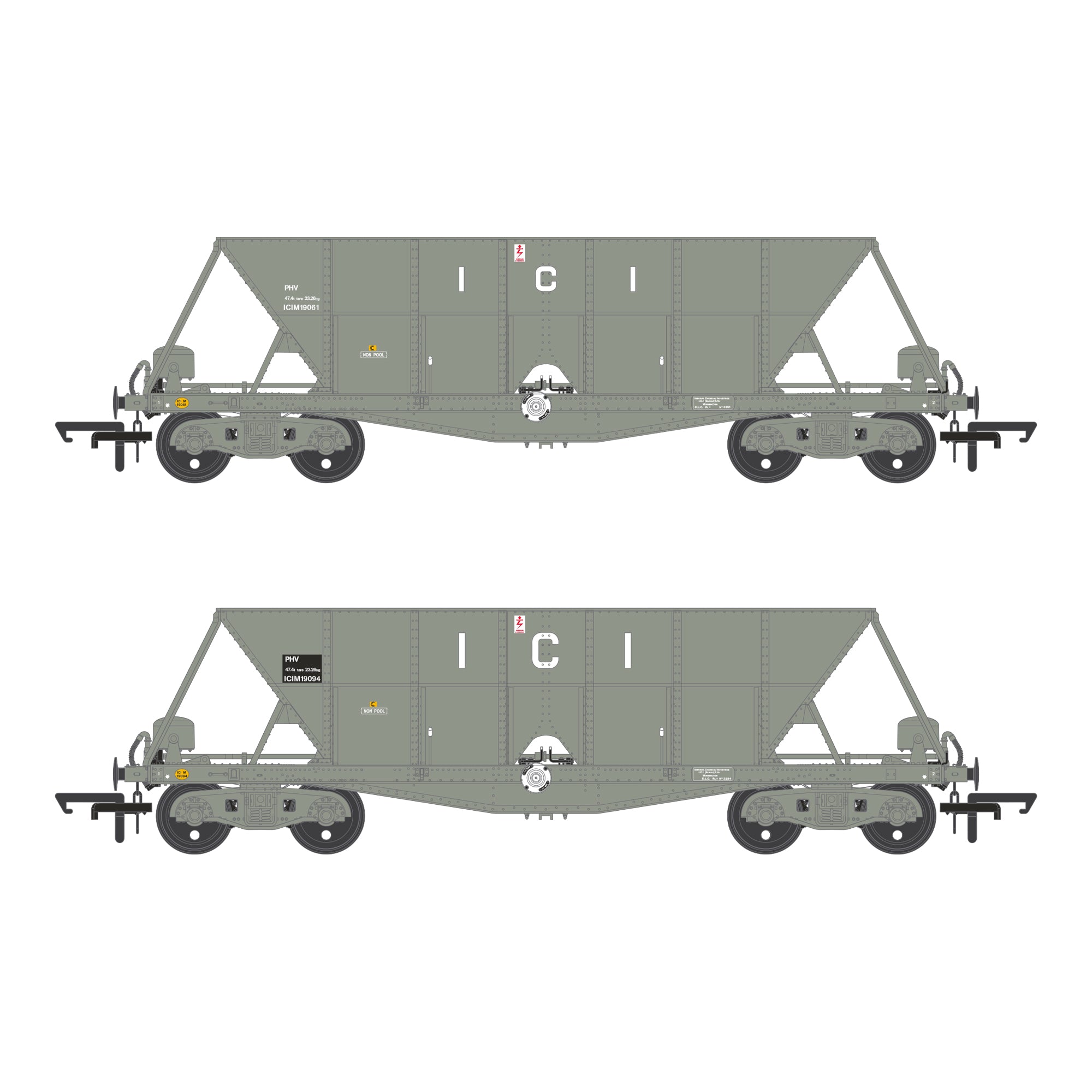 ICI Hopper – 1973 bis 1992 – Doppelpack C