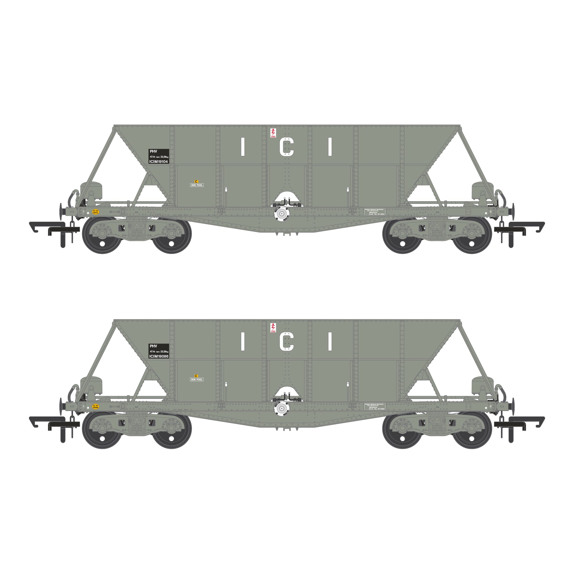 ICI Hopper – 1973 bis 1992 – Doppelpack D