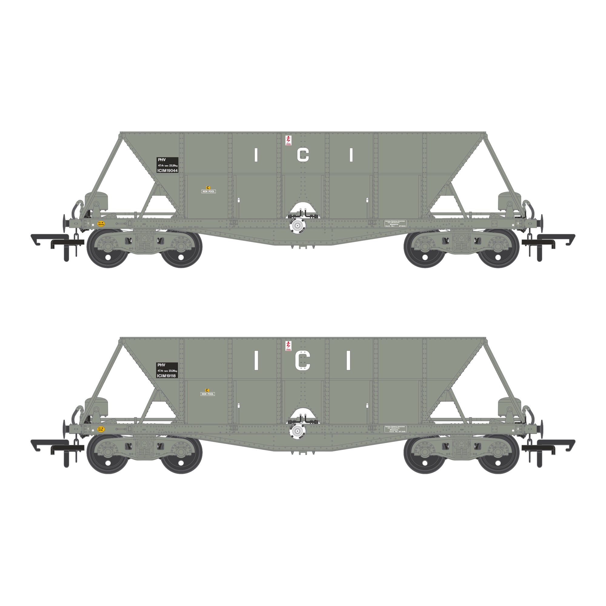 ICI Hopper – 1973 bis 1992 – Doppelpack E