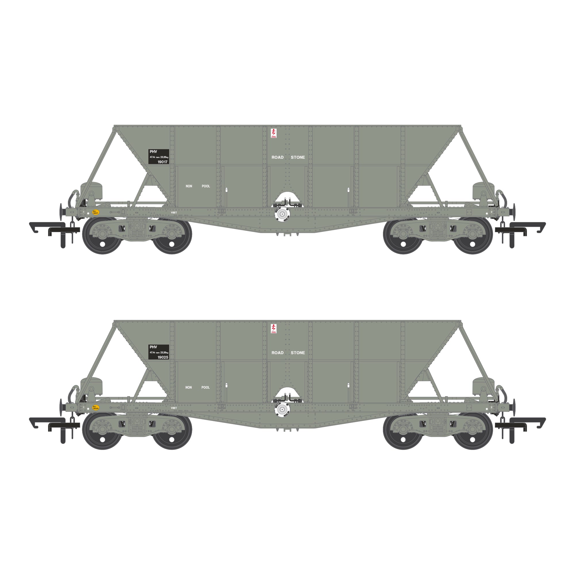 ICI Hopper – 1992 bis 1997 – Doppelpack A