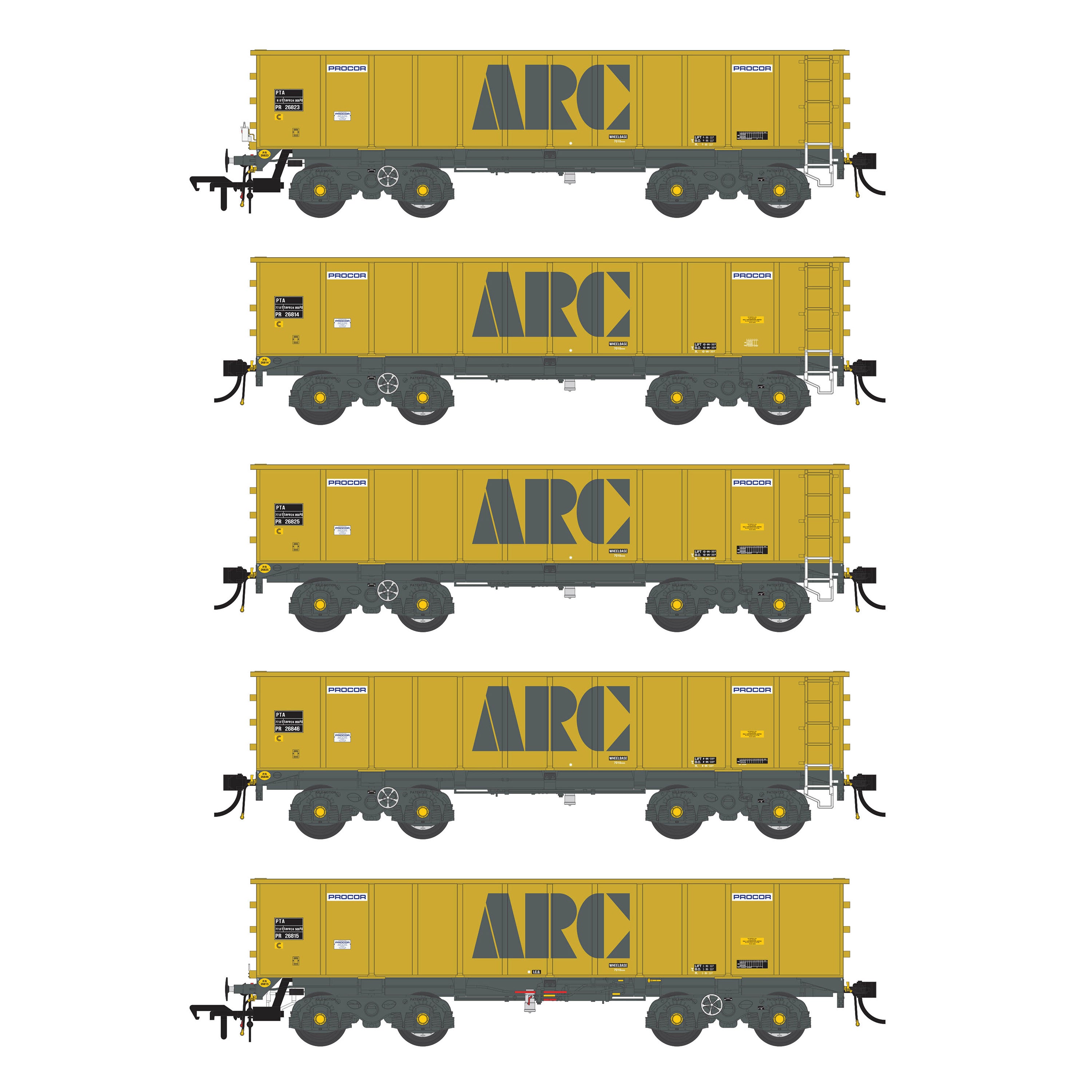 PTA - ARC Early (Procor) - Pack 1 (Innenfutter) & Äußere)
