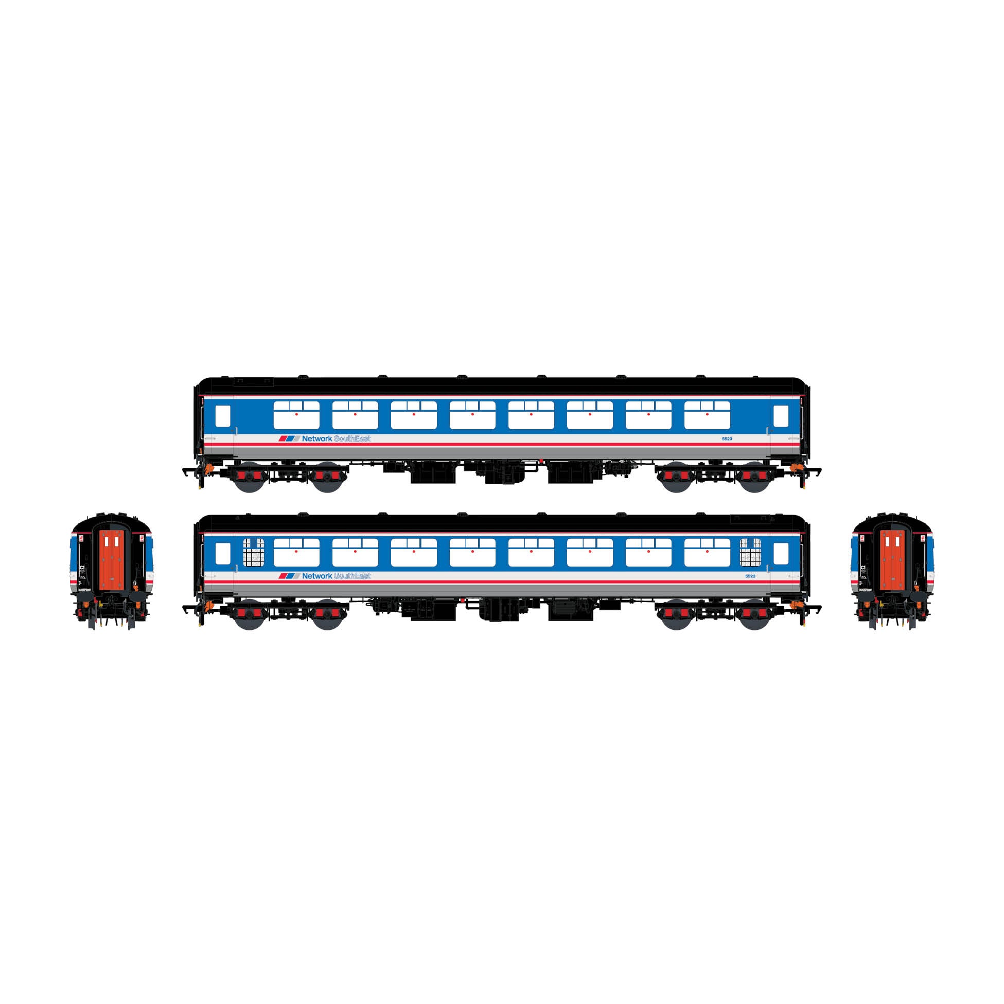 BR Mk.2c (großes Toilettenfenster) TSO 5525 Netzwerk Südost