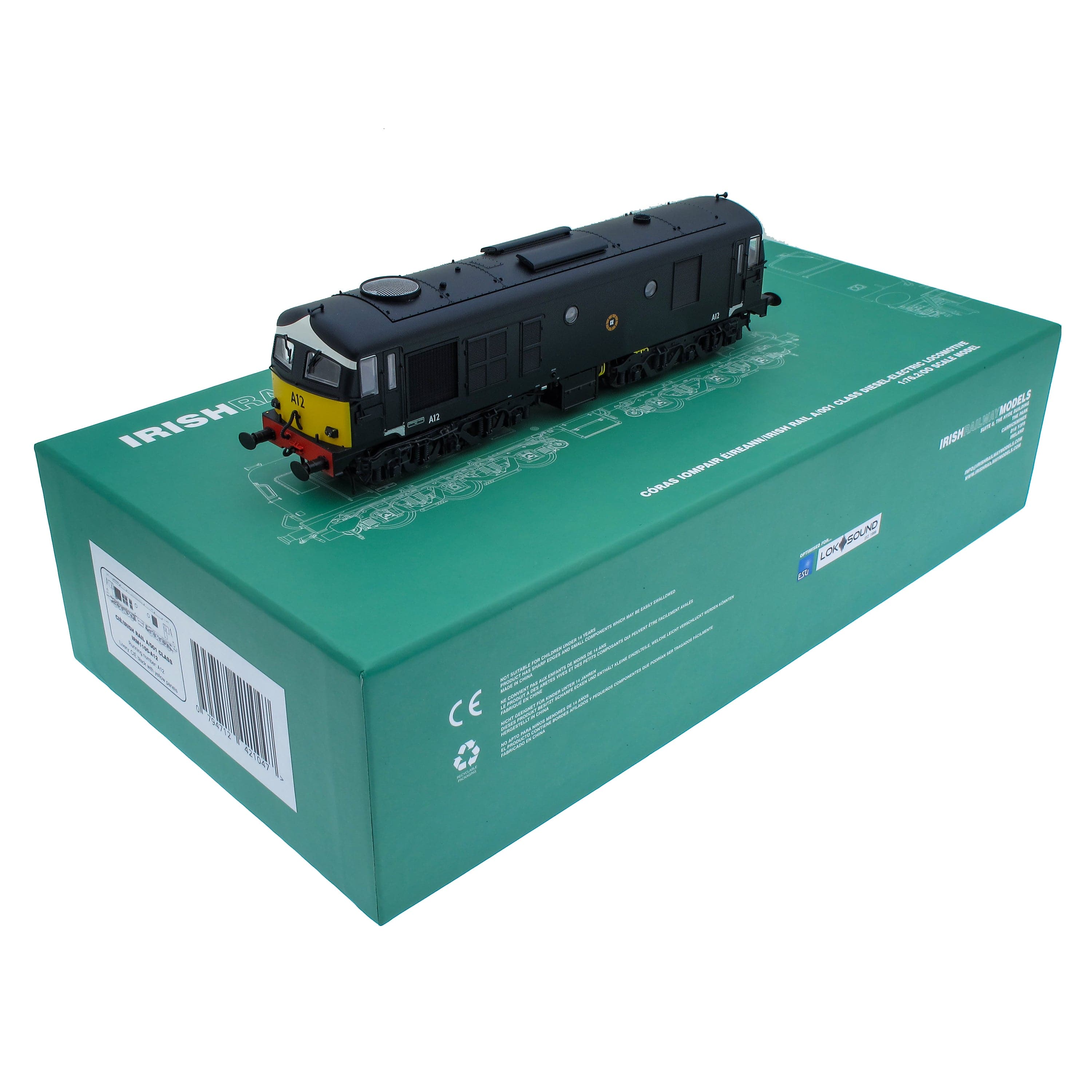 A12 – Lokomotive der Klasse A – Schwarz mit Gelb