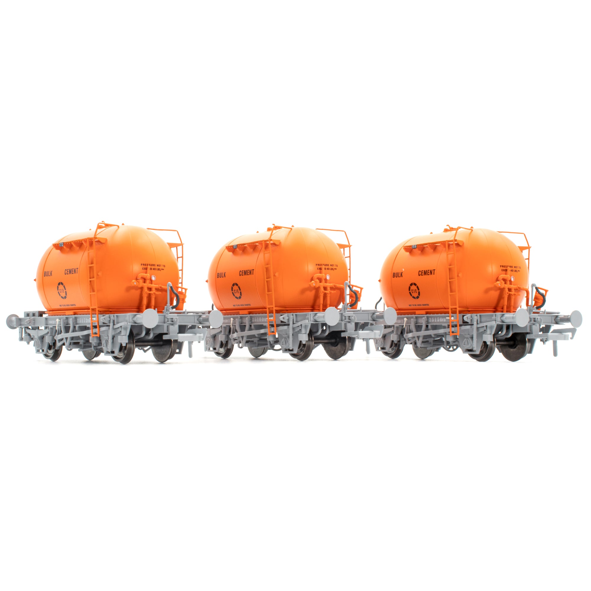 CIE Bulk Cement Wagon – Orange – Packung 1