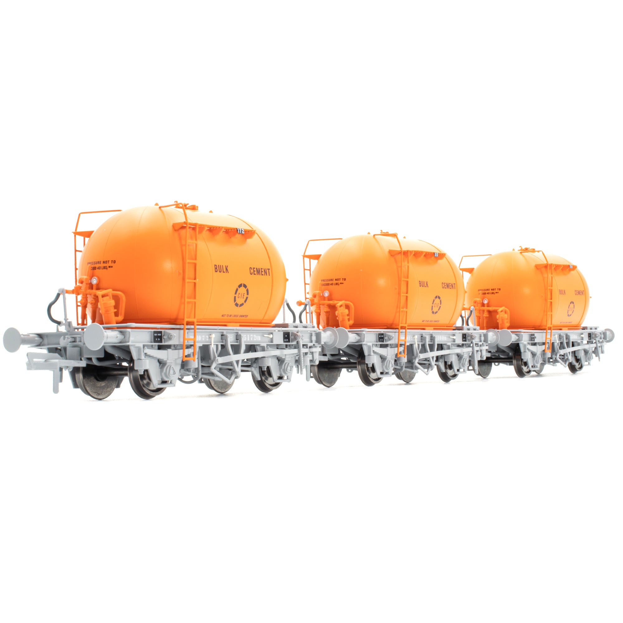 CIE Bulk Cement Wagon – Orange – Packung 1