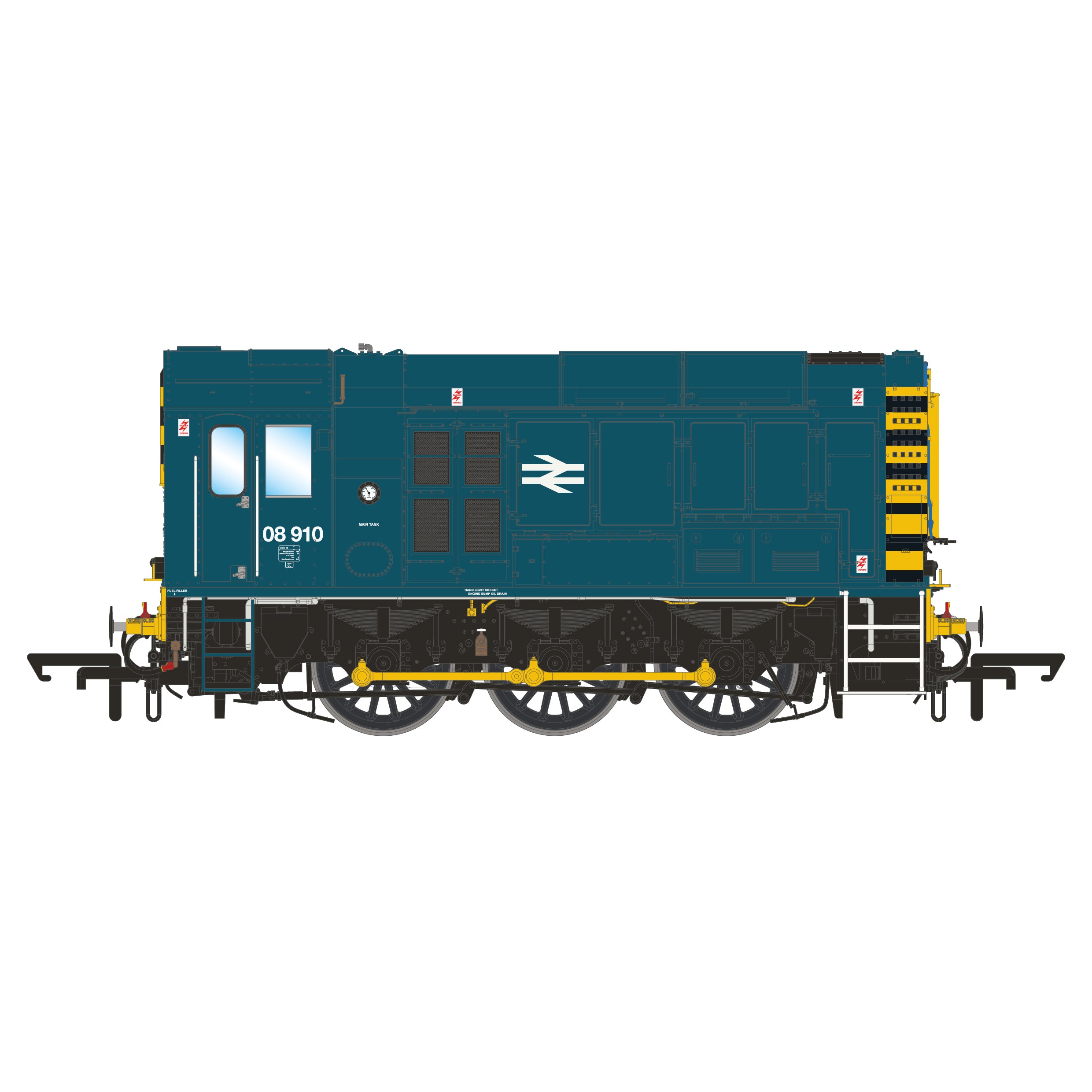BR Klasse 08 - BR Blau - 08910 - DCC Sound