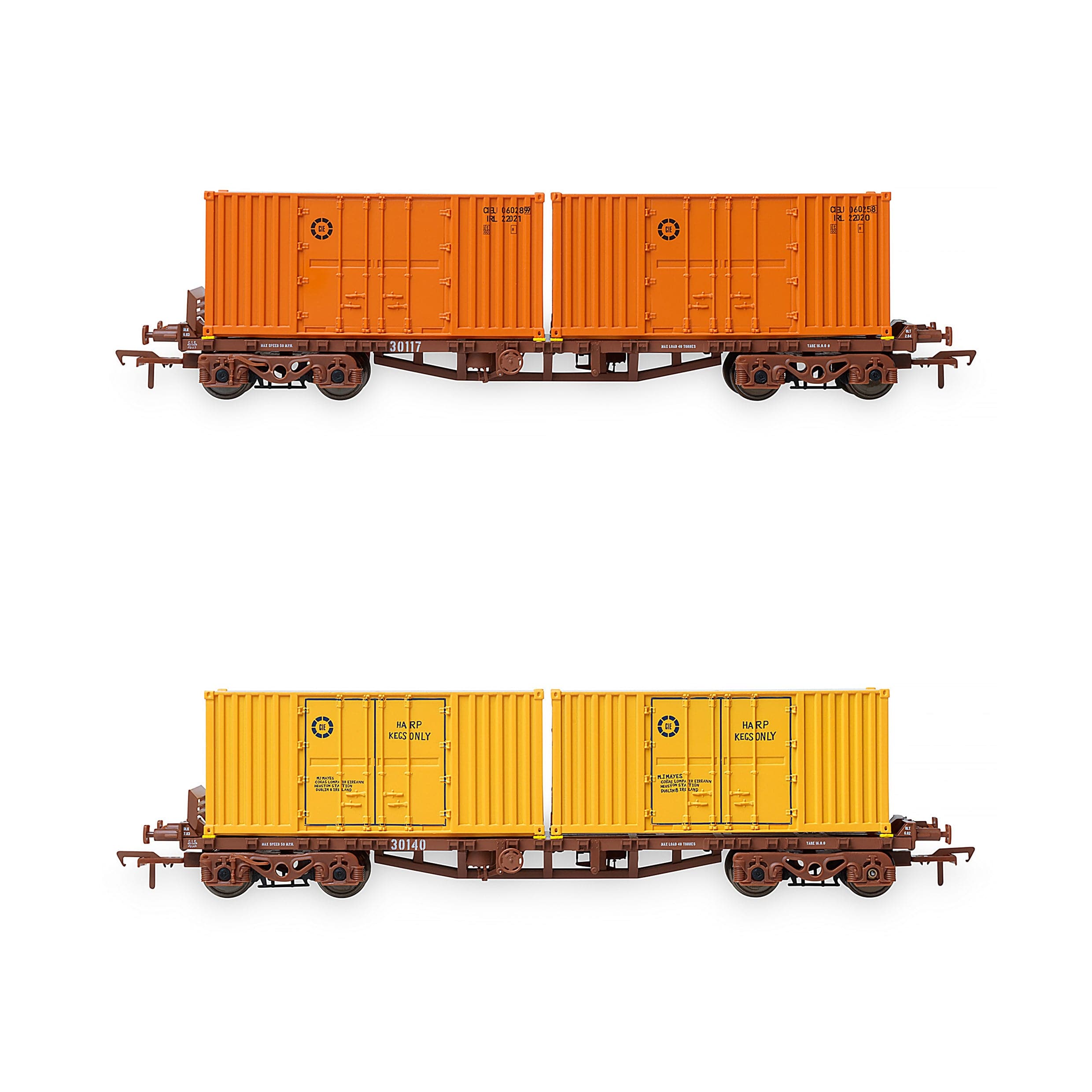 CIÉ/IR 42' Flat - Double - CIE/Harp Container