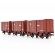 CIE Bulleid H Van – Braun (CIE-Roundel-Ära) – Vakuum ausgestattet – Packung 1