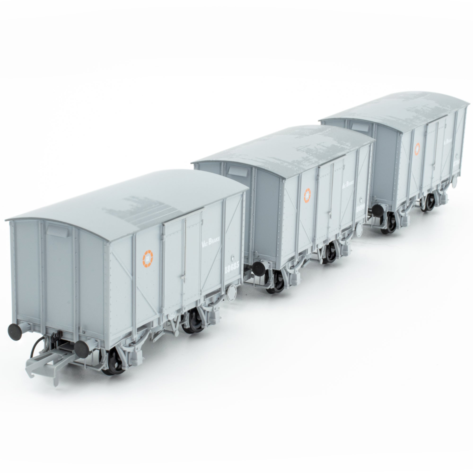 CIE Bulleid H Van – Grau (CIE-Roundel-Ära) – mit Vakuum ausgestattet – Packung 1