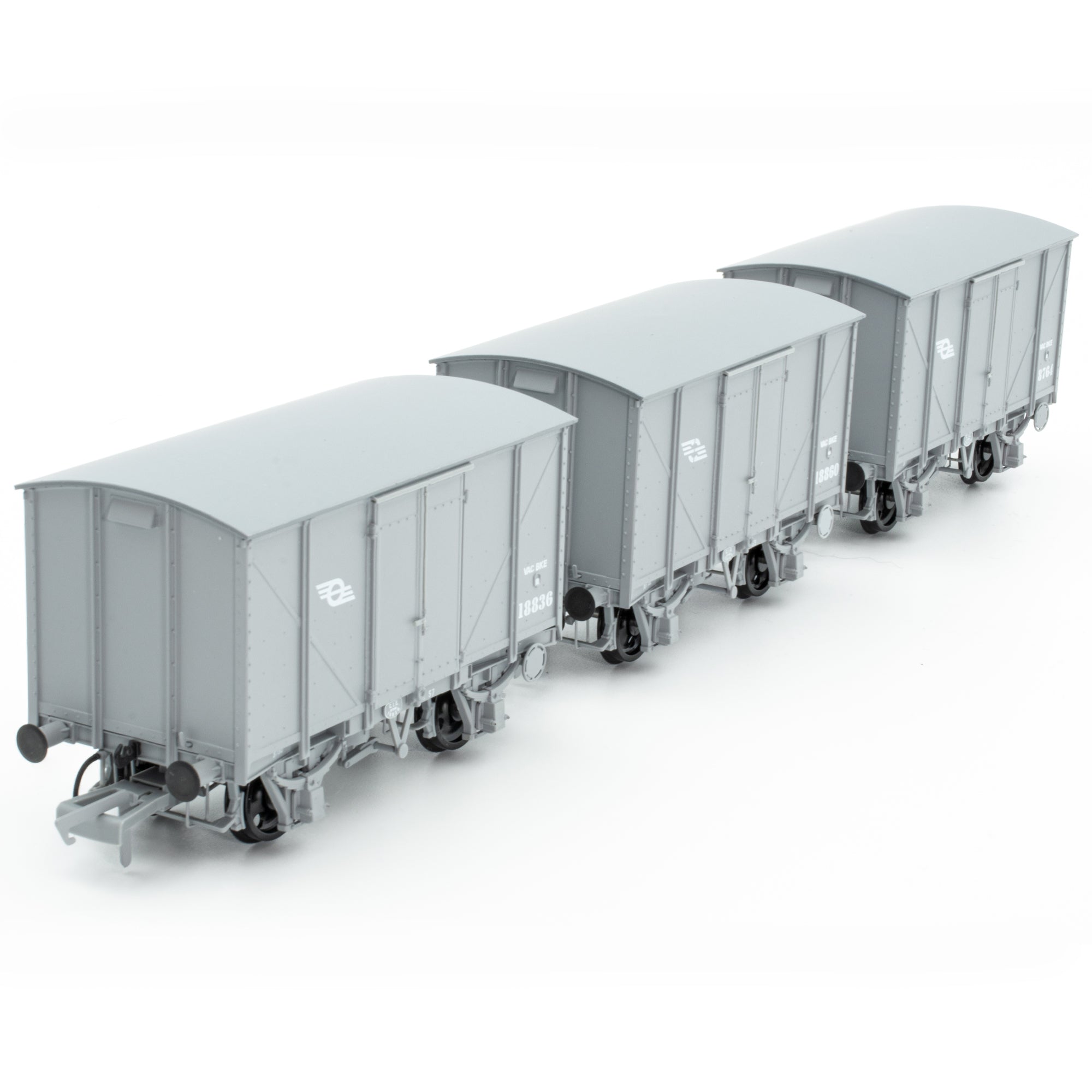 CIE Bulleid H Van – Grau (CIE Flying Snail-Ära) – Vakuum ausgestattet – Pack 2