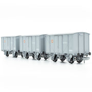 CIE Bulleid H Van – Grau (CIE-Roundel-Ära) – mit Vakuum ausgestattet – Packung 2