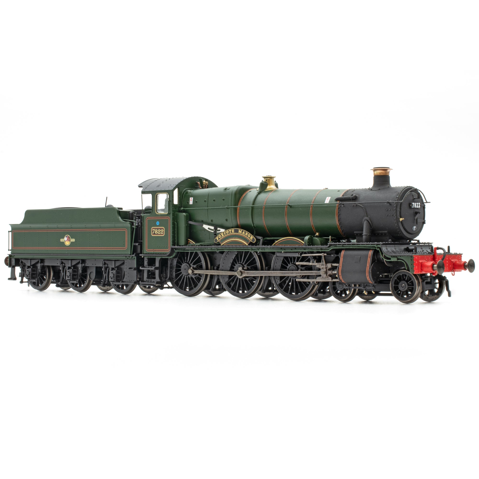 GWR Manor – 7822 Foxcote Manor BR grün gesäumt mit spätem Wappen – DCC Sound