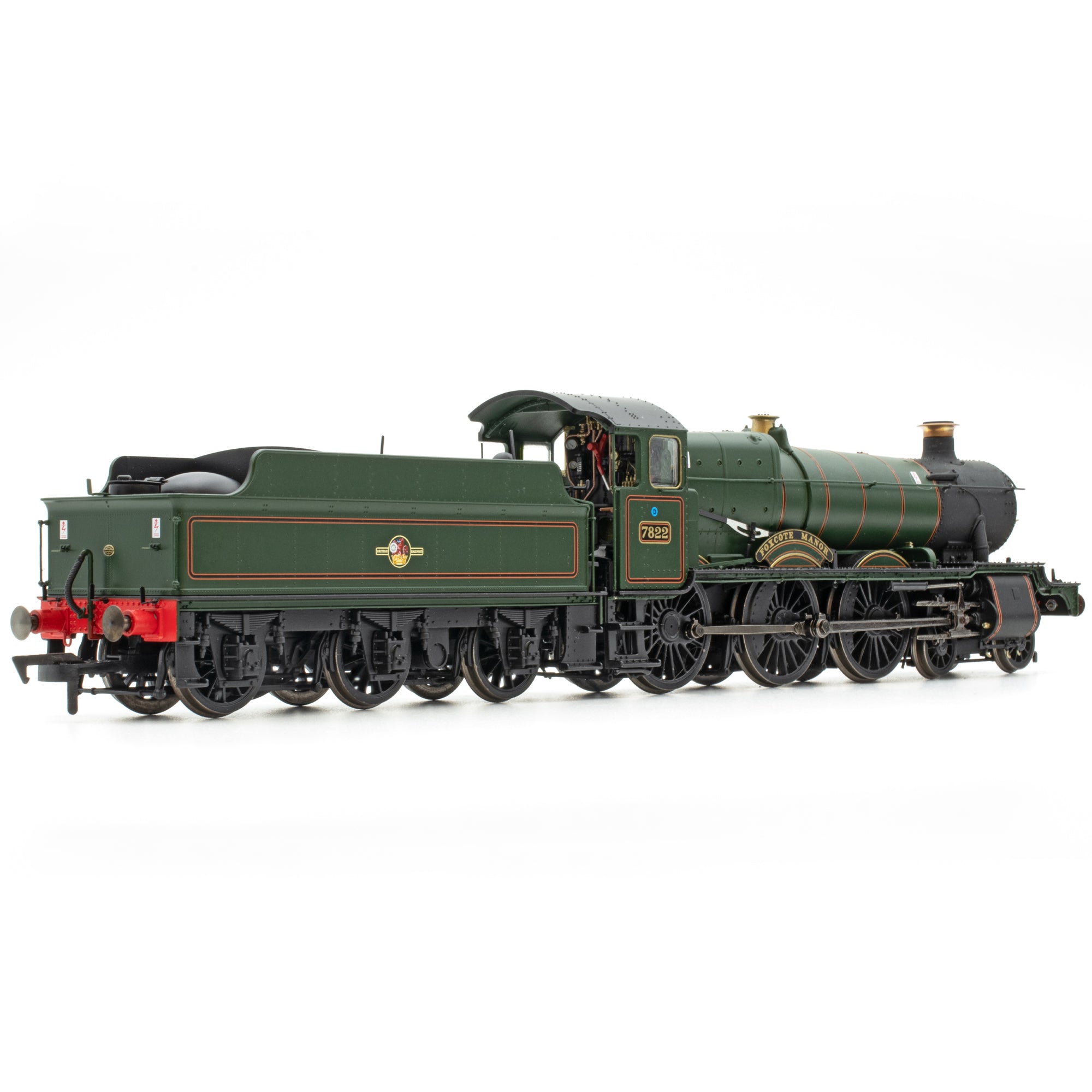 GWR Manor – 7822 Foxcote Manor BR grün gesäumt mit spätem Wappen – DCC Sound