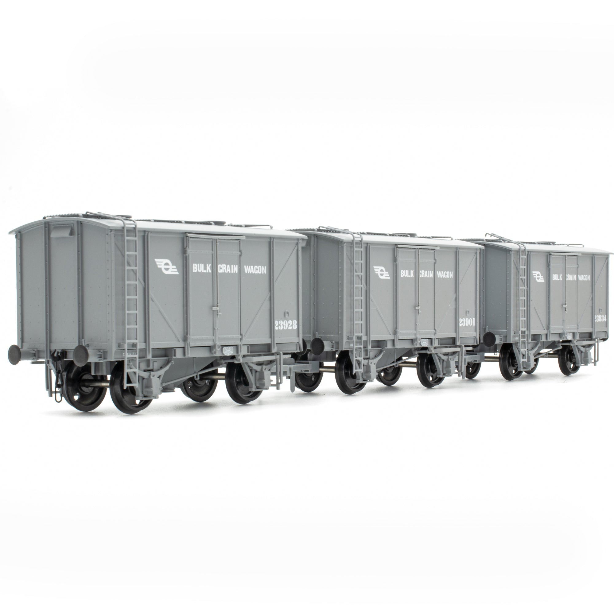 CIE Bulleid Bulk Grain Wagon – Grau (CIE Flying Snail-Ära) – Pack 1