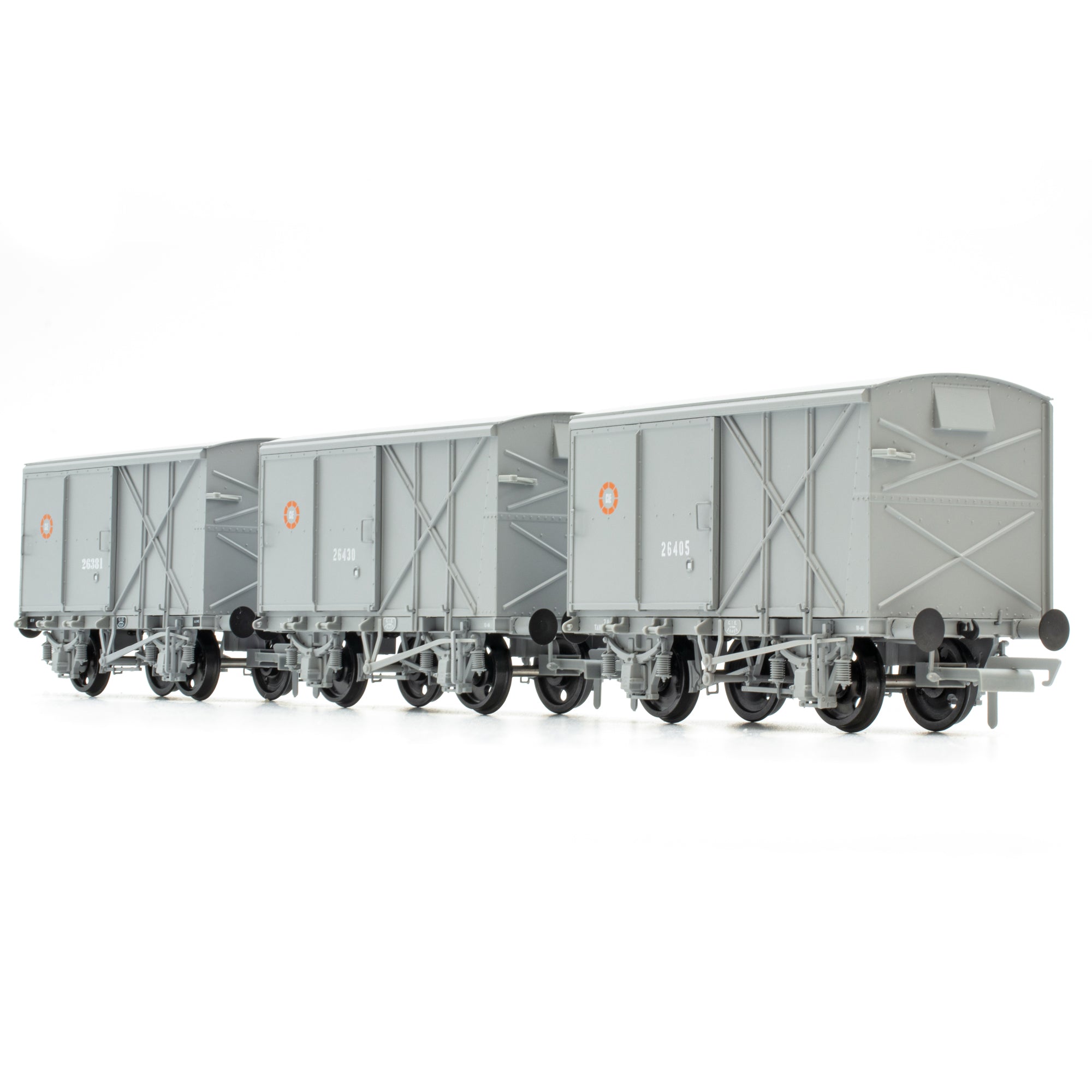 CIE Bulleid Palettenwagen – Grau (CIE Roundel-Ära) – Pack 2