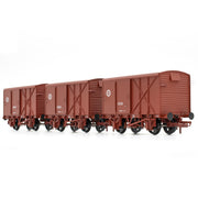 CIE Bulleid Palettenwagen – Braun (CIE Roundel-Ära) – Packung 1