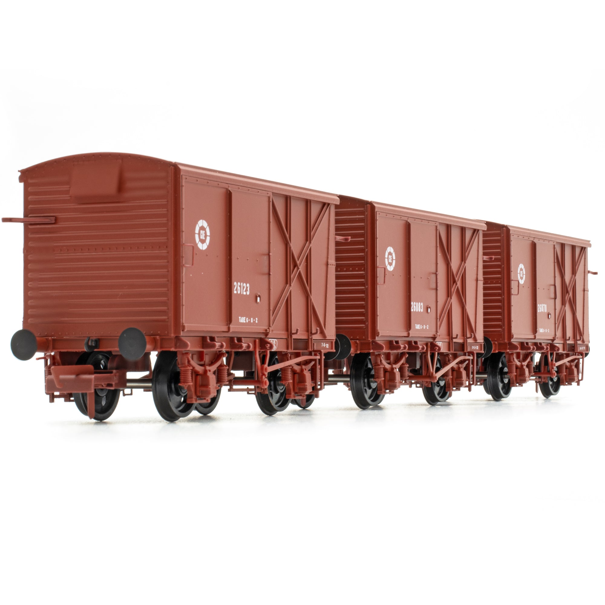 CIE Bulleid Palettenwagen – Braun (CIE Roundel-Ära) – Packung 1