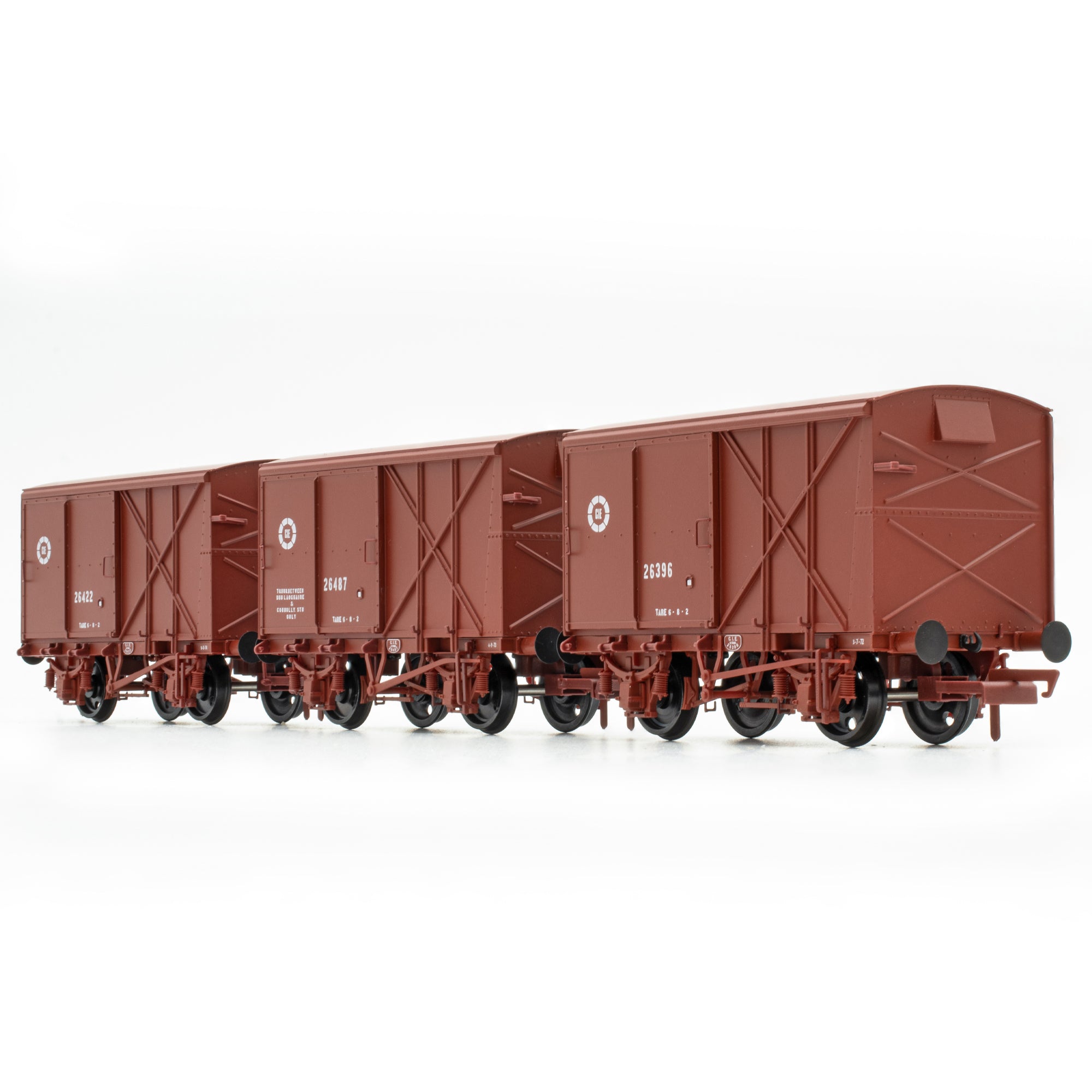CIE Bulleid Palettenwagen – Braun (CIE Roundel-Ära) – Pack 2