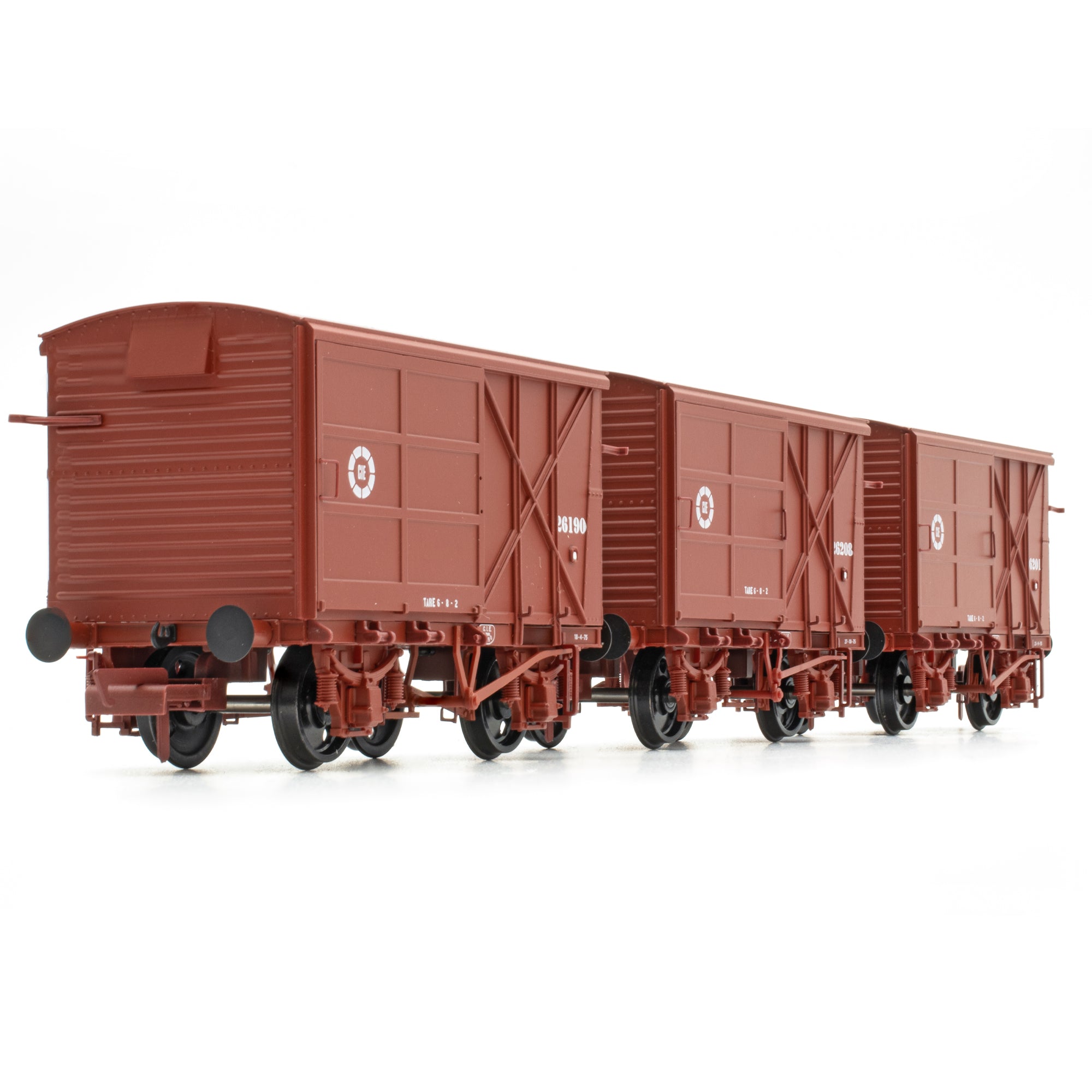CIE Bulleid Palettenwagen – Braun (CIE Roundel-Ära) – Pack 3
