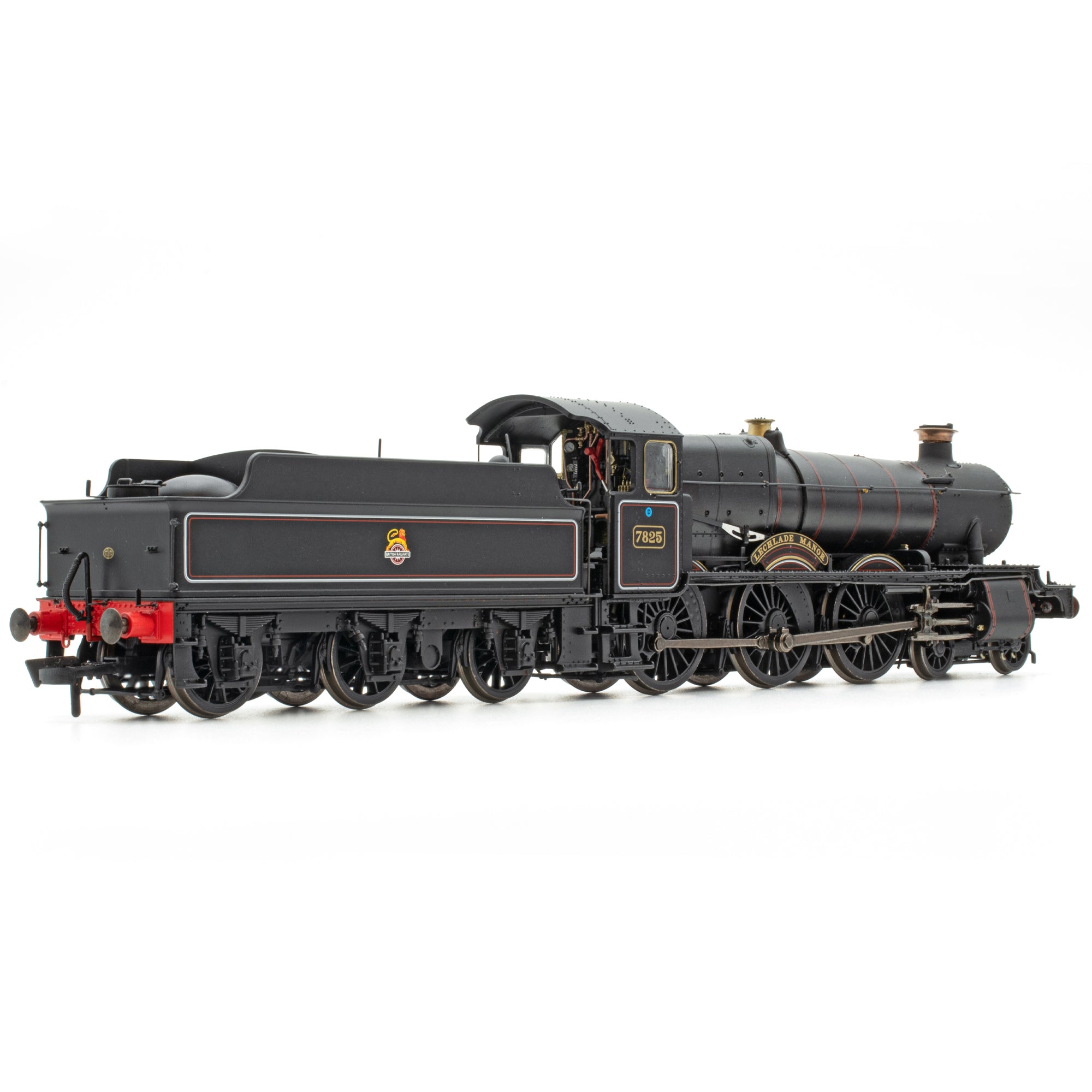 GWR Manor – 7825 Lechlade Manor BR schwarz gefüttert mit frühem Wappen – DCC Sound