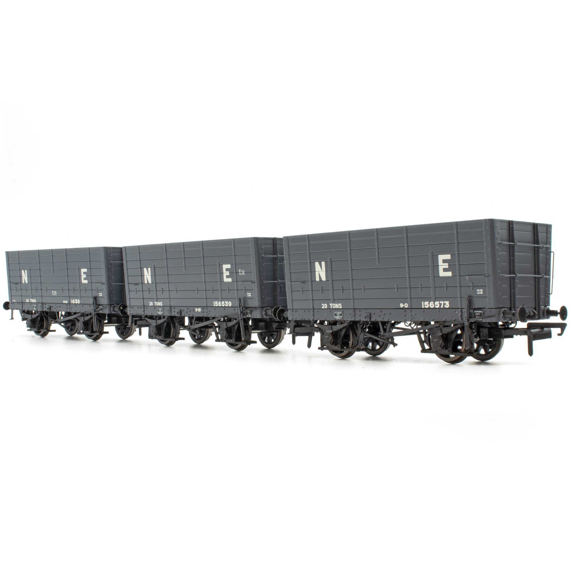 P7 Hopper – LNER Grau – Dreierpack