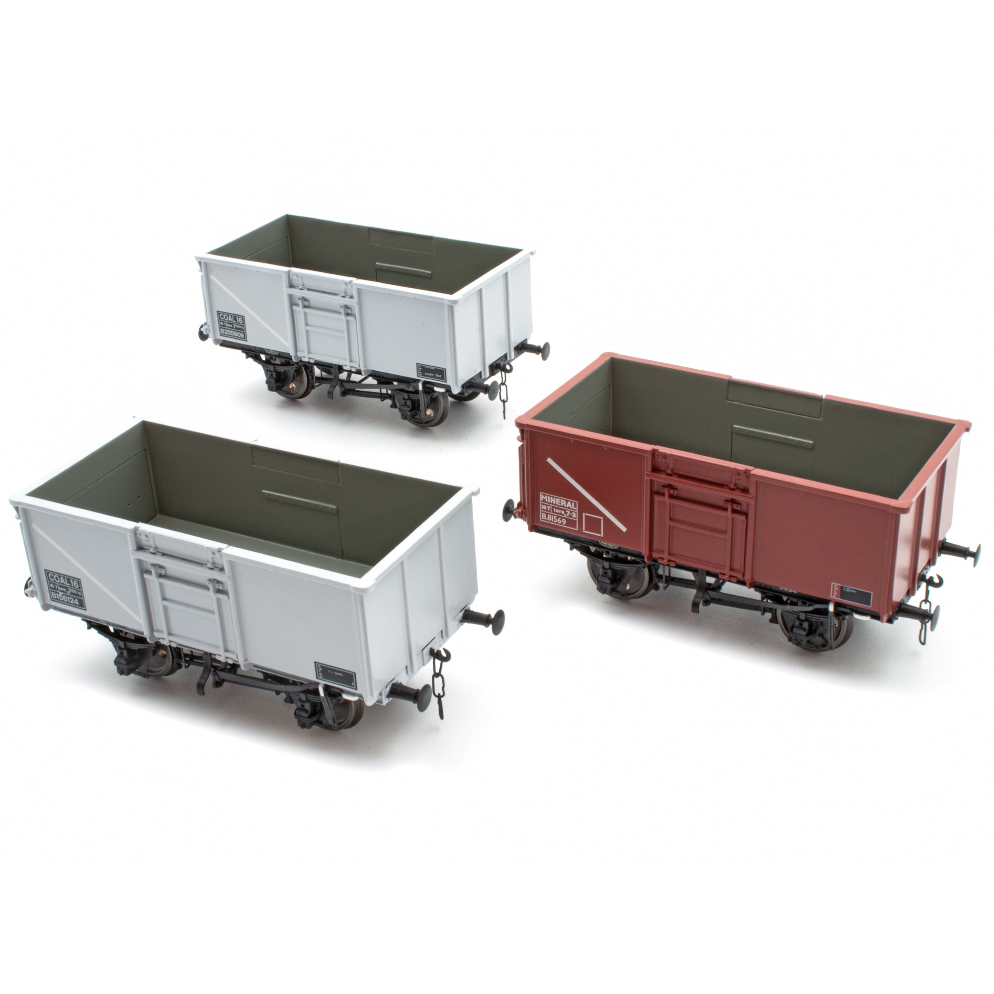 BR 16T Mineral – 1/108 – BR Freight Grey (Pre-TOPS COAL 16) – Pack D