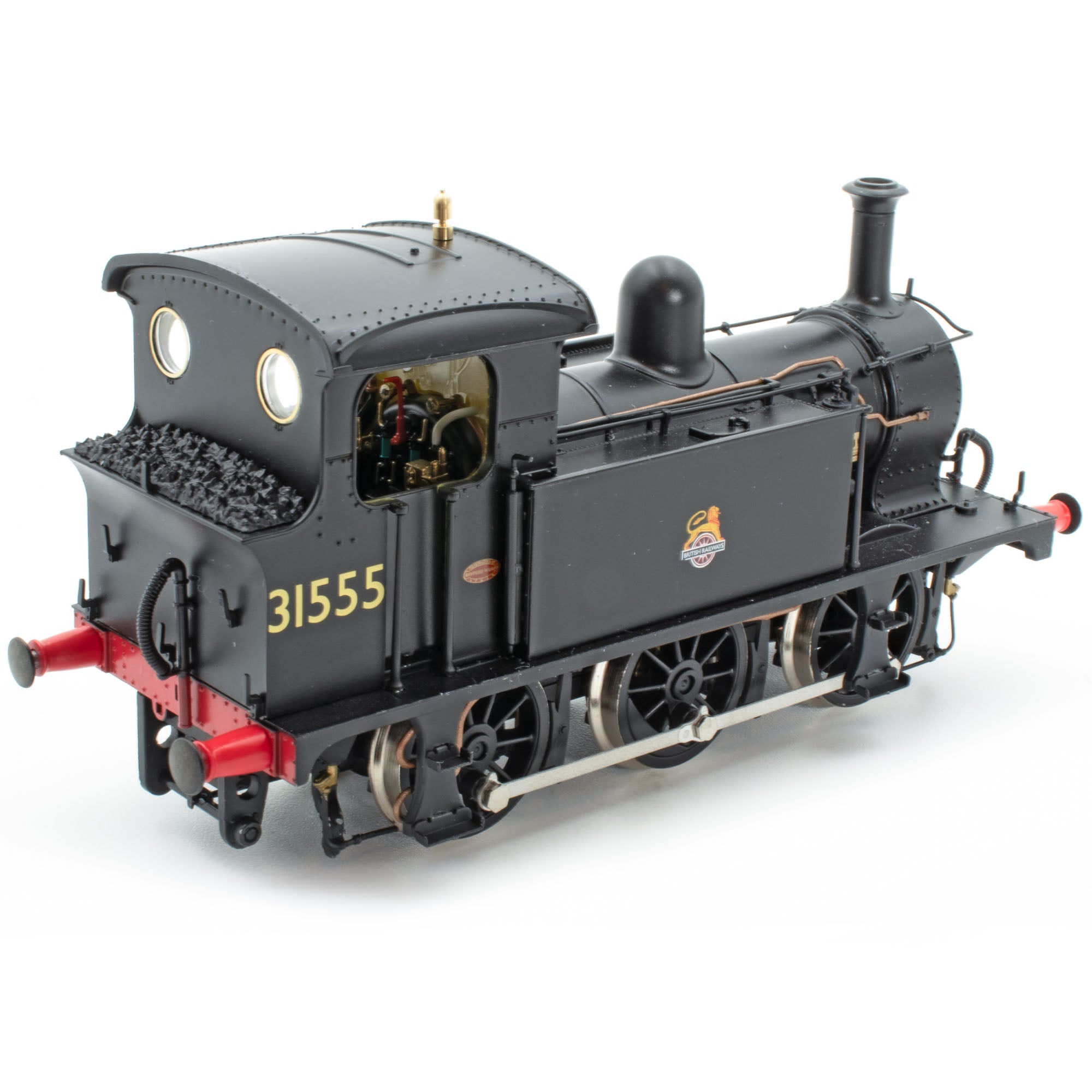 SECR P-Klasse 0-6-0T 31555 in BR-Schwarz mit frühem Emblem