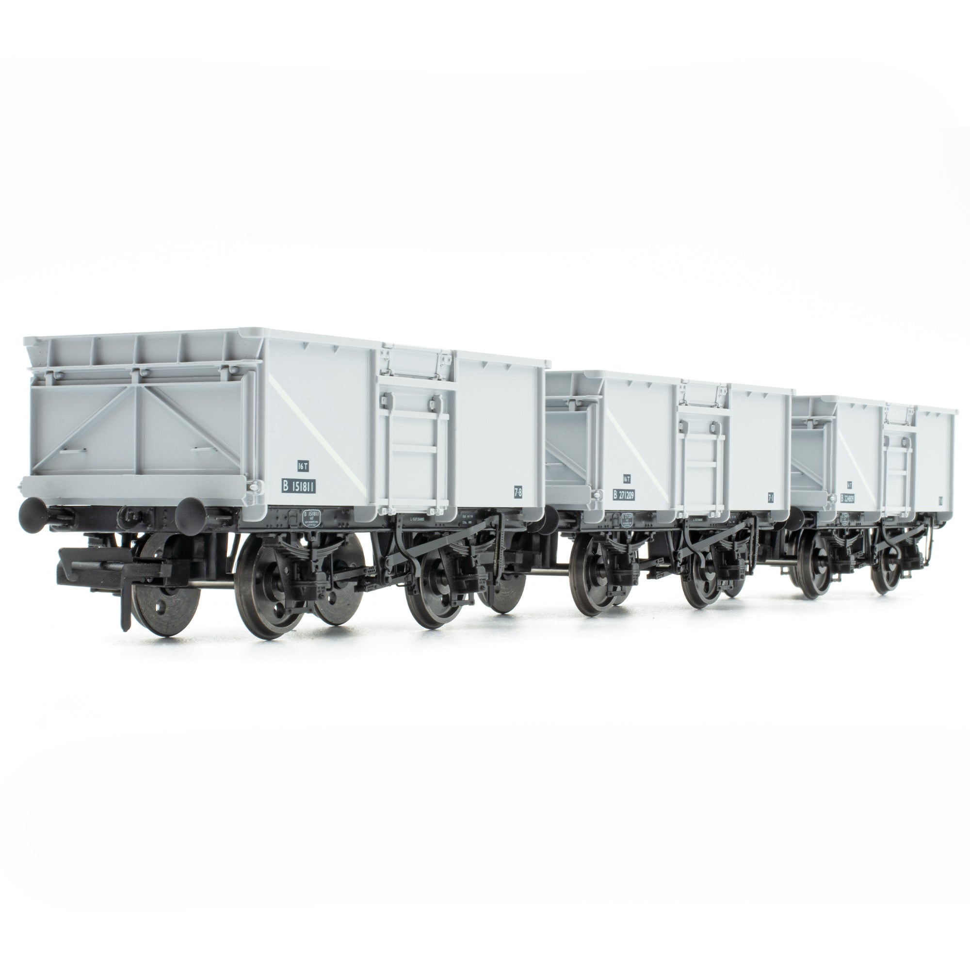 BR 16T Mineral – 1/108 – BR Freight Grey (Originaltext auf schwarzen Tafeln) – Pack A