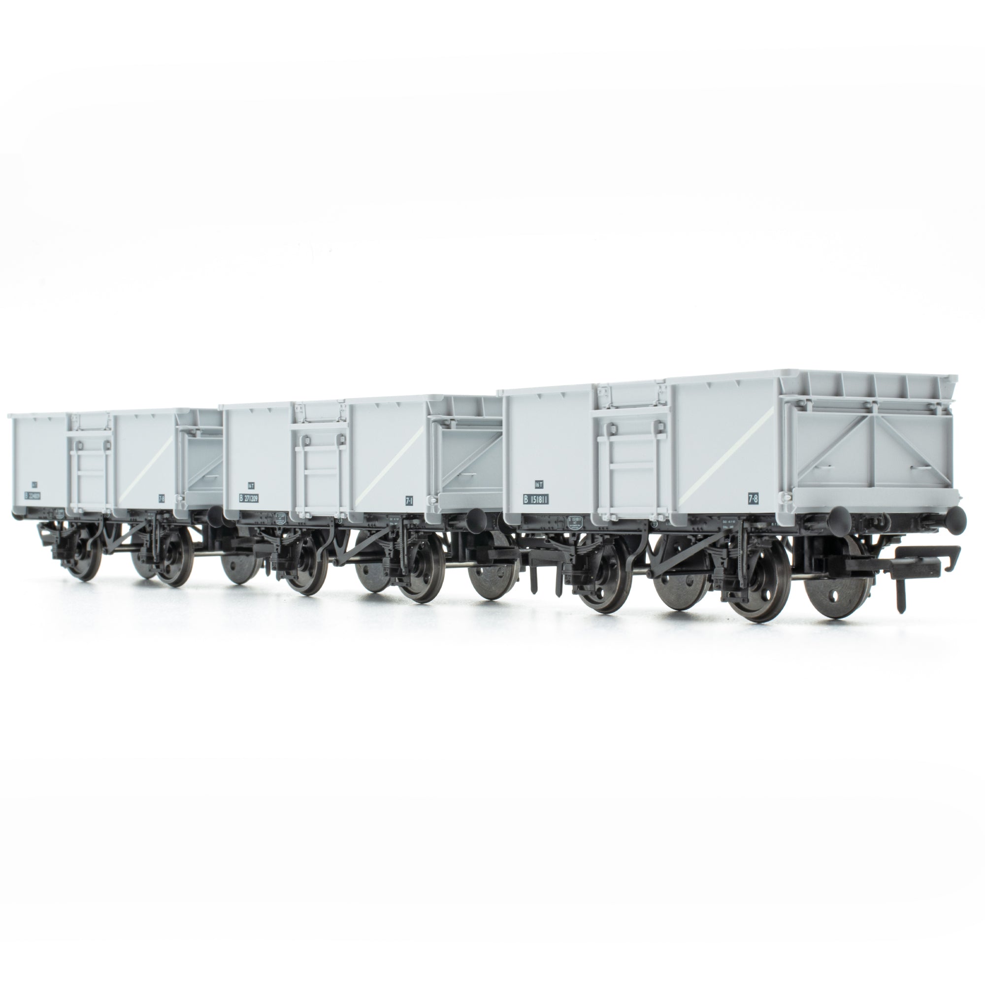 BR 16T Mineral – 1/108 – BR Freight Grey (Originaltext auf schwarzen Tafeln) – Pack A